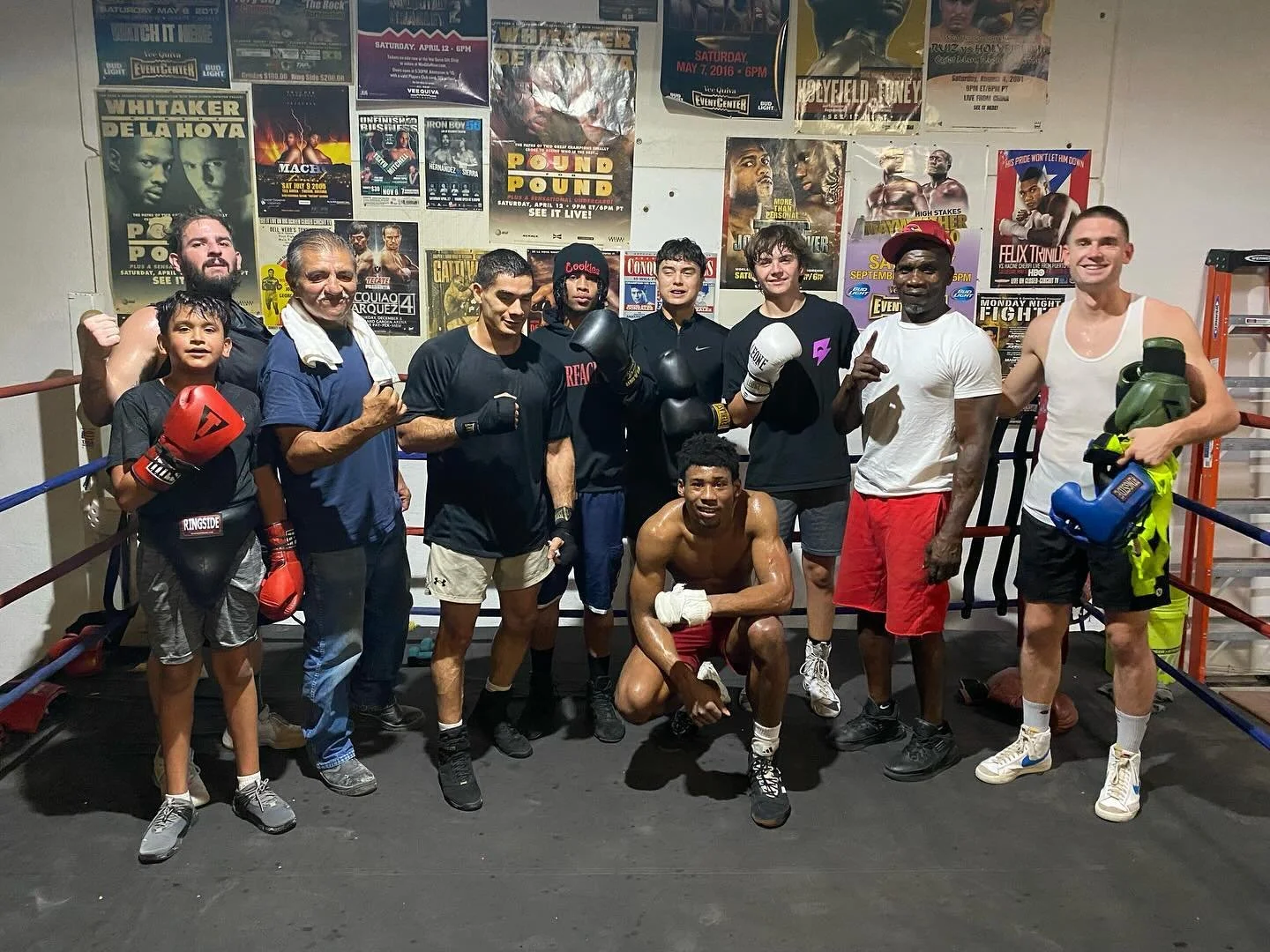 Down at @georgecalderon gym getting it work💪🥊

#sparring #boxing #boxinggym #fight #box #workout #hardwork