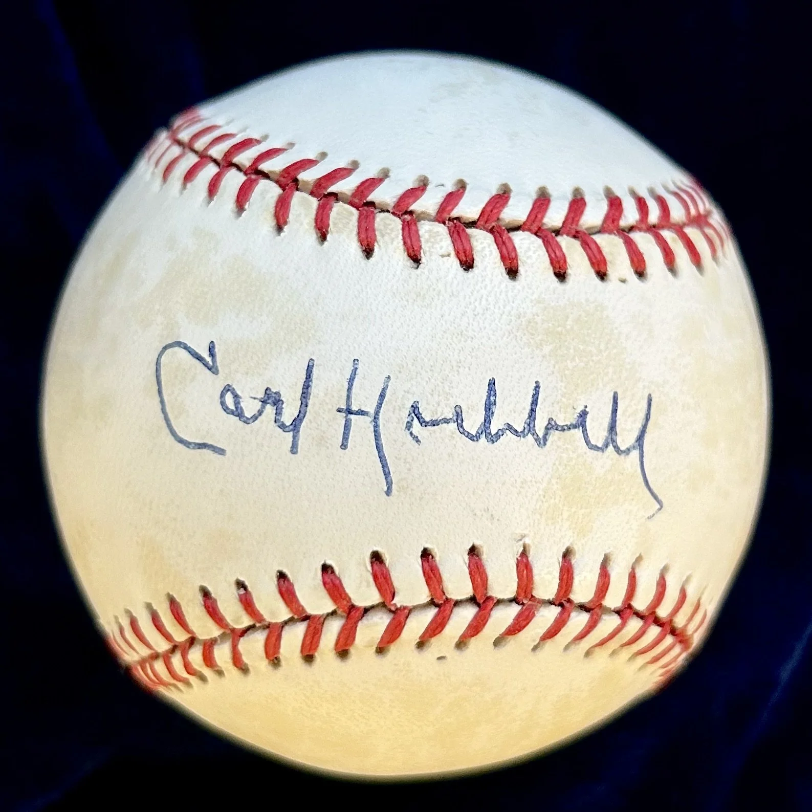 Carl Hubbell Signed Official National League Baseball. JSA