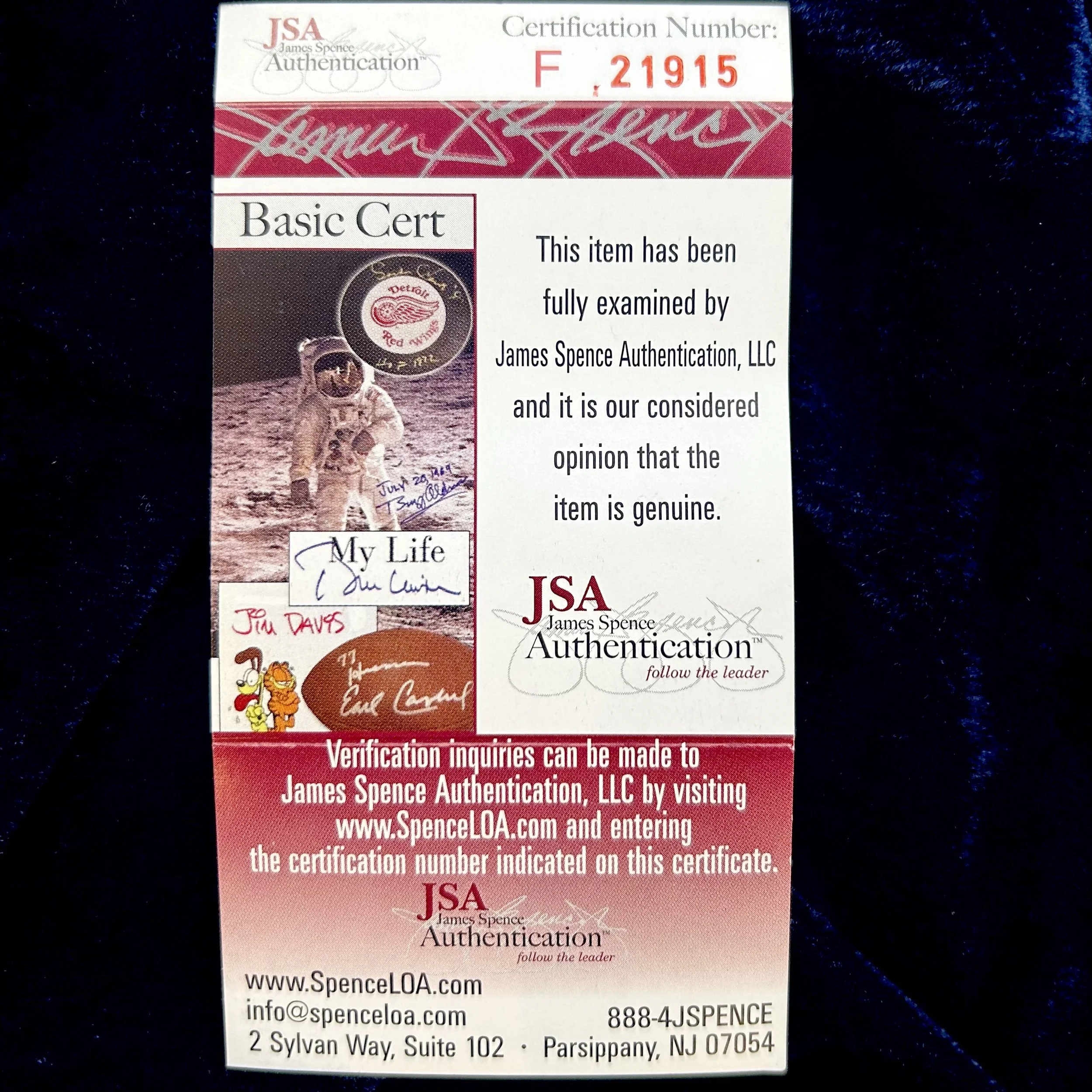 Hank Aaron Signed Official League Baseball. JSA