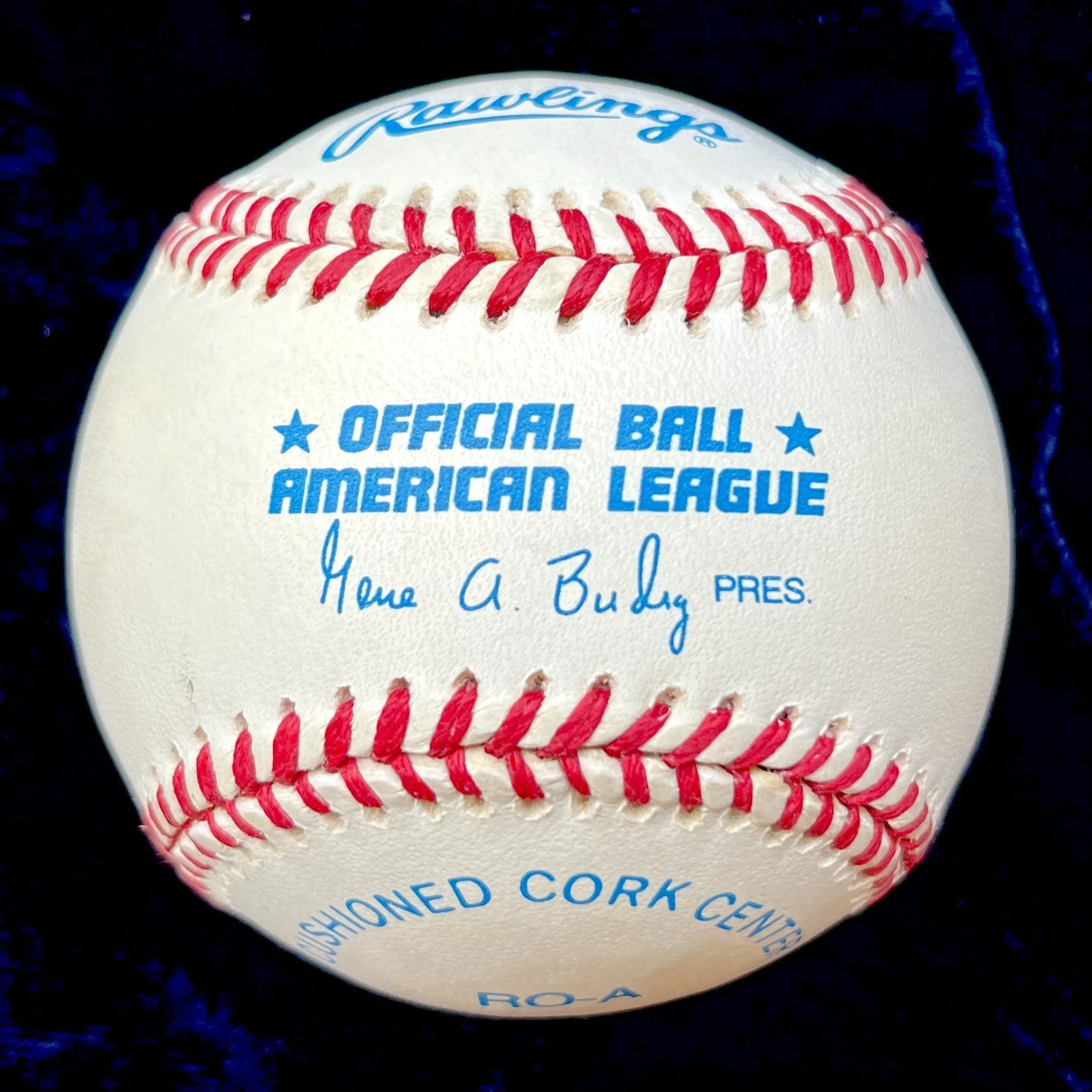 Joe DiMaggio Signed “HOF 55” Official American League Baseball. JSA