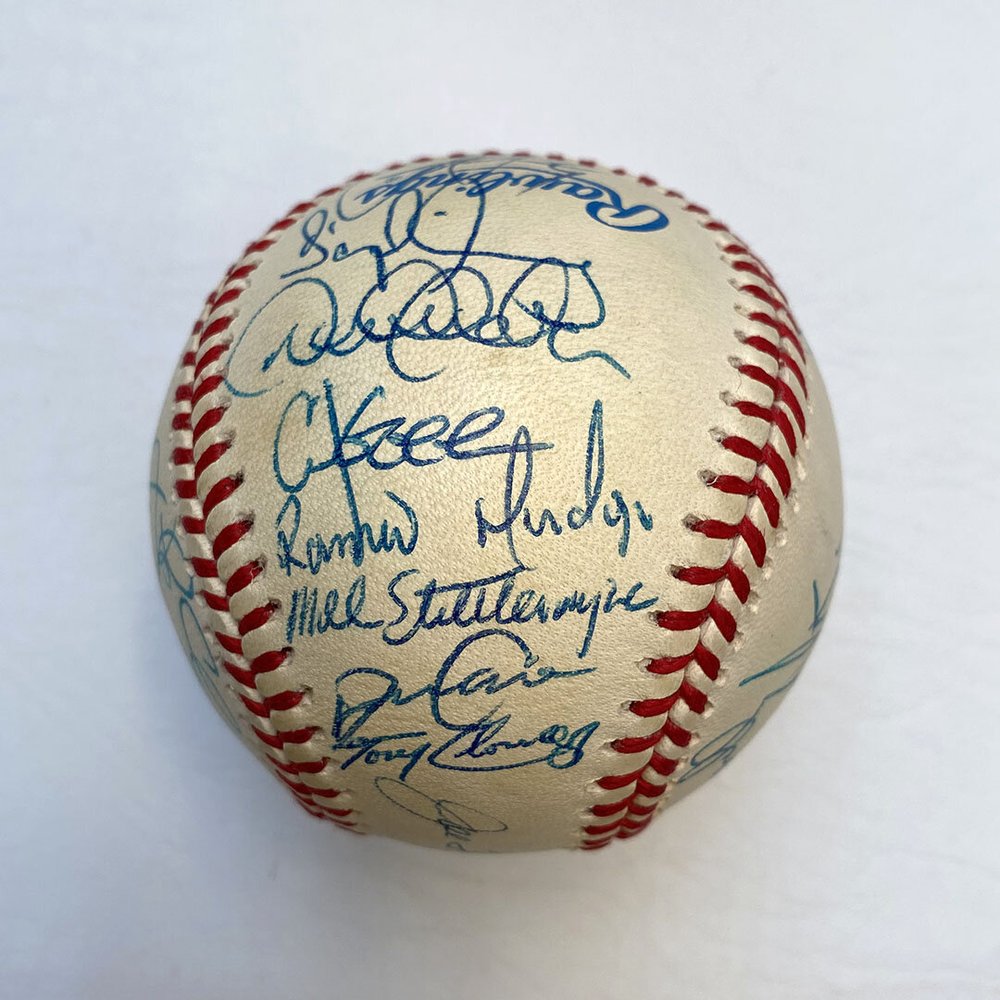2010 New York Yankees Team Signed Baseball — The Bullpen Sports Collectibles