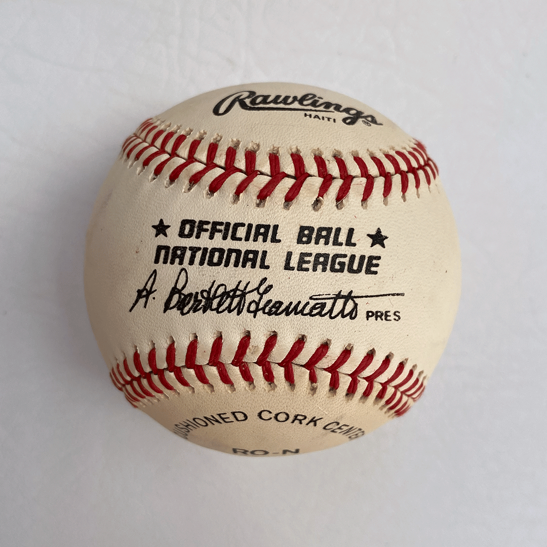 Hank Aaron Signed Baseball — The Bullpen Sports Collectibles