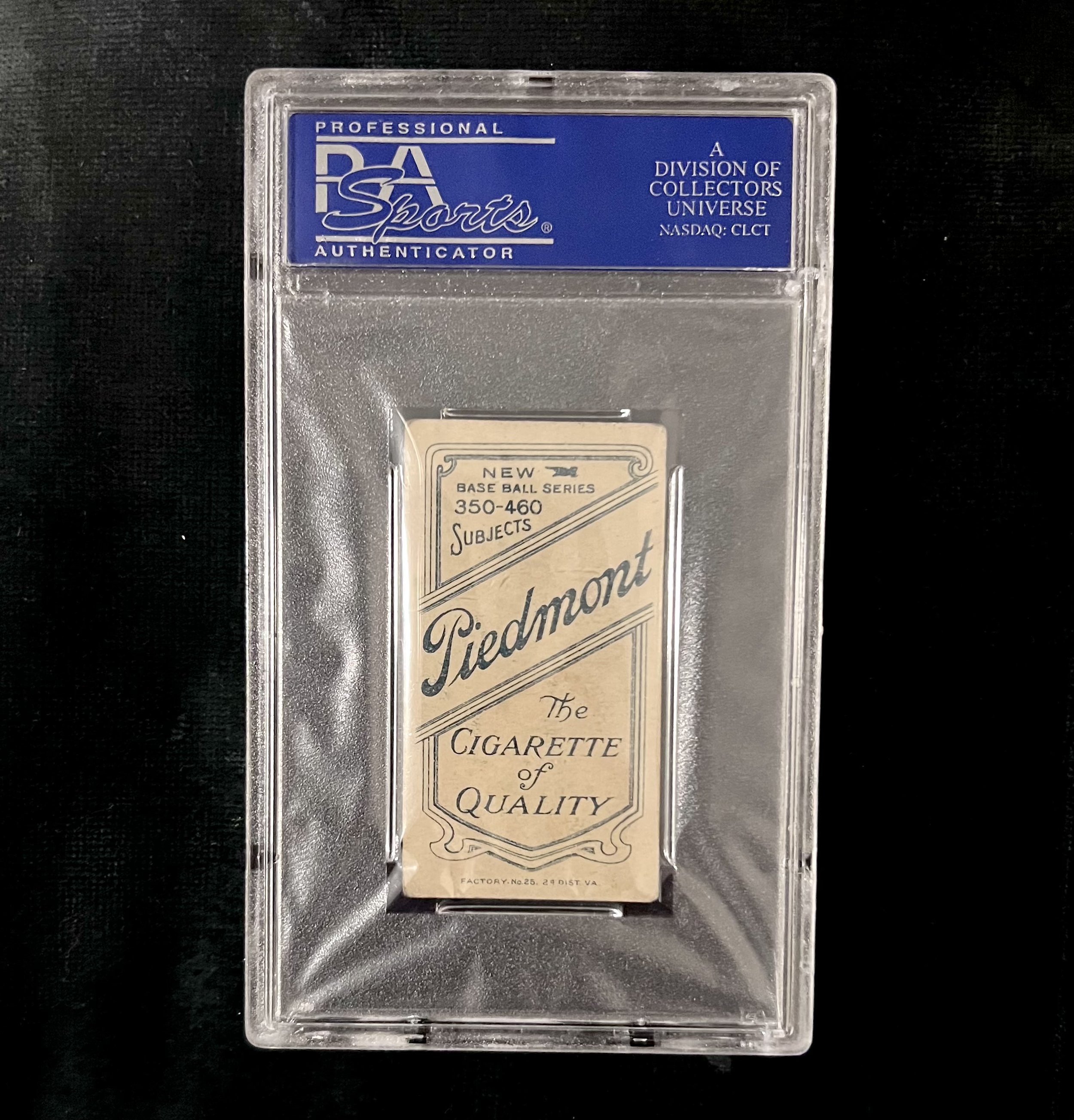 Frank Chance Batting. 1909-11 T206 Piedmont 350-460/25. PSA 4. Very Good-Excellent