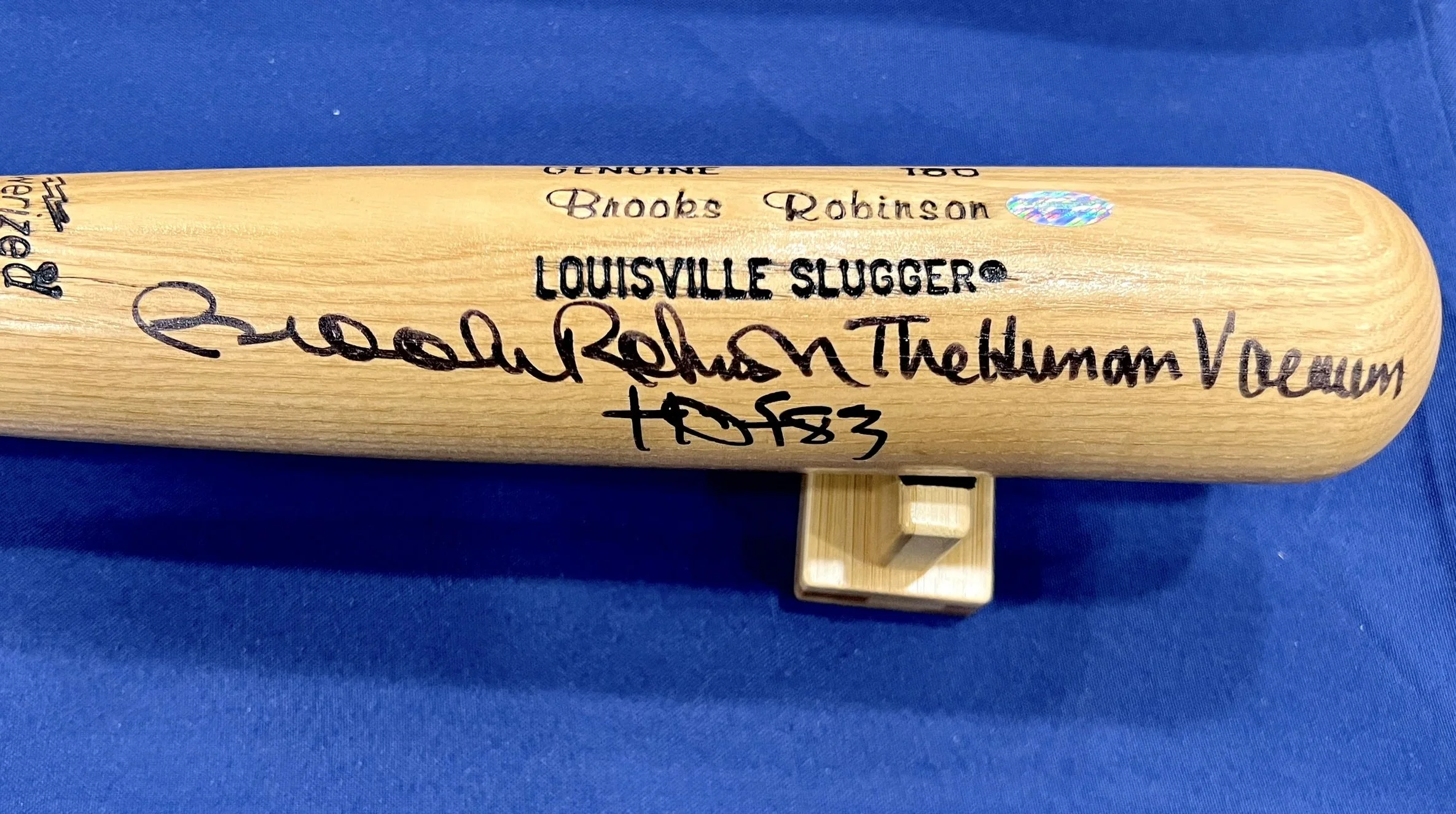 1930s PEARSON 野球　PENNSYLVANIA 背番号4 Brooks Robinson Human Vacuum / HOF 83 Signed Louisville Slugger