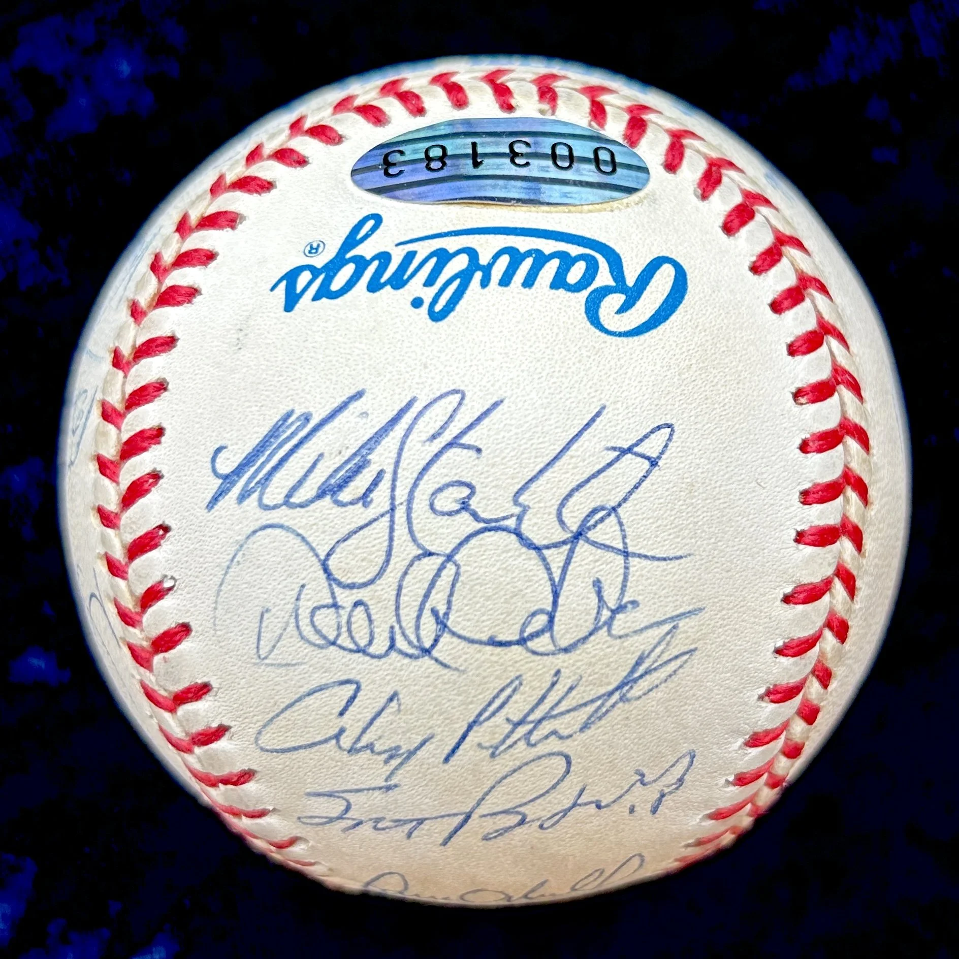 1998 New York Yankees Team Signed (21) Official American League Baseball. Derek Jeter, Mariano Rivera. Beckett, Steiner