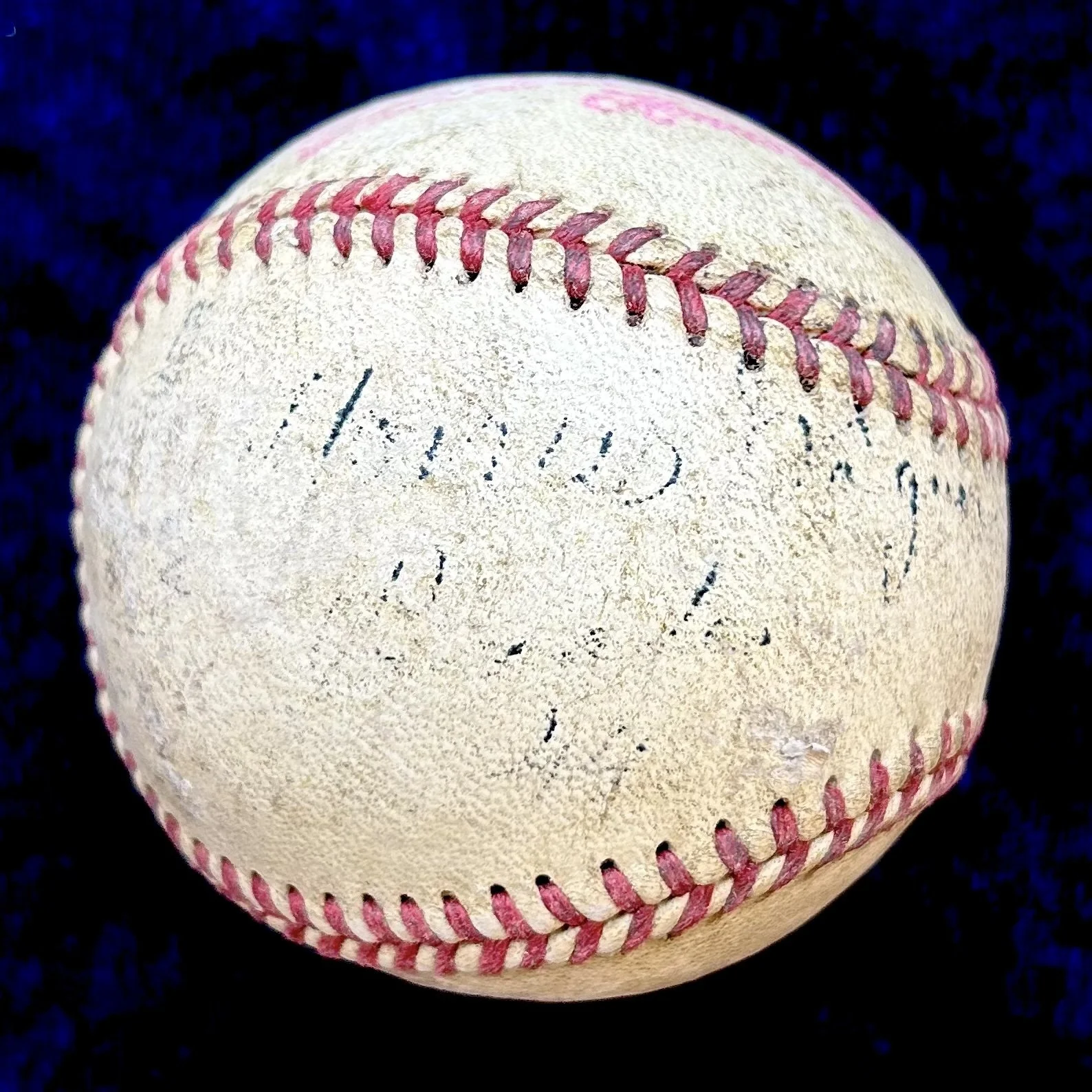Honus Wagner Single Signed "Pirates 44" Official League Baseball with Original Box. JSA