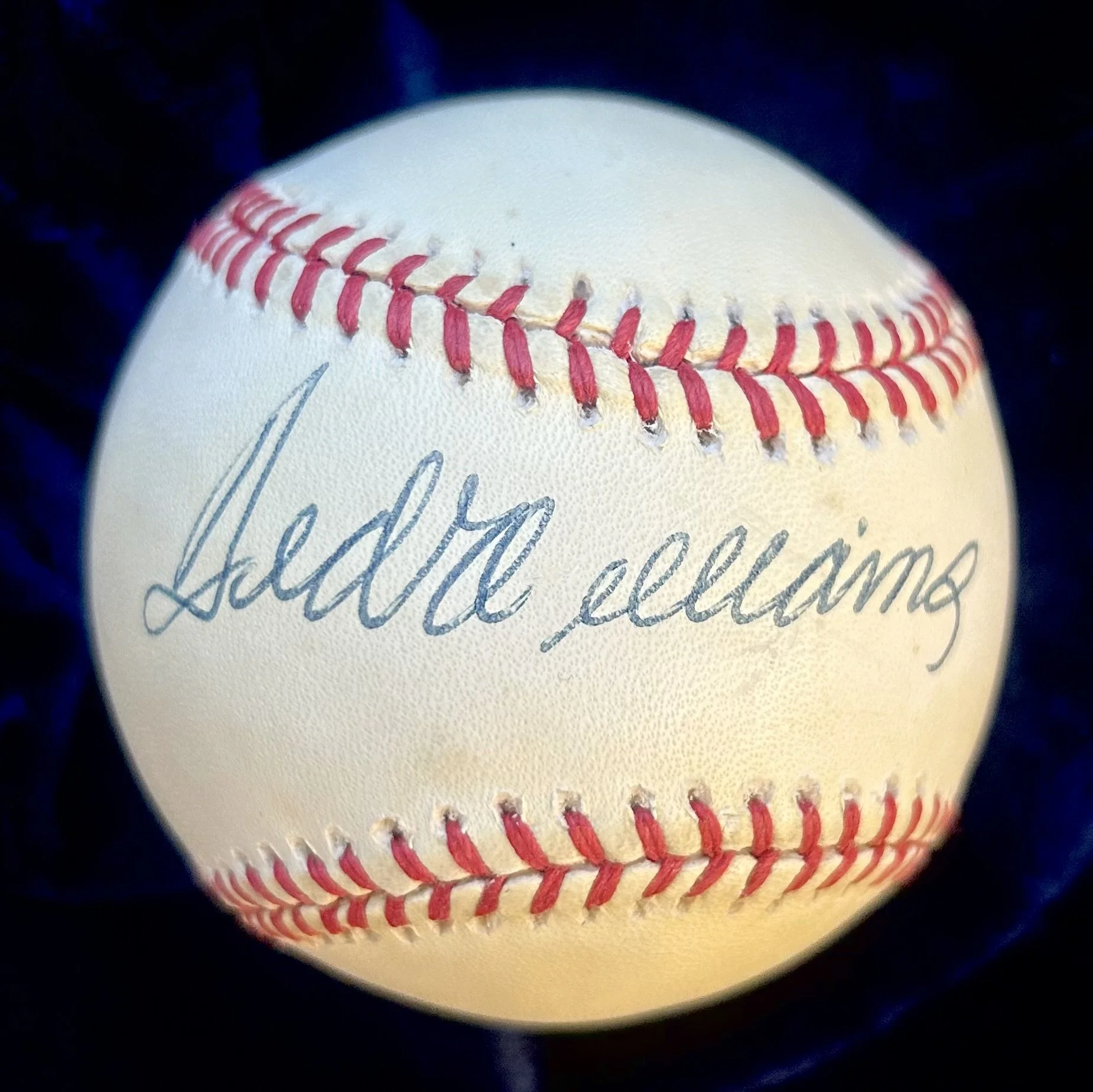 Ted Williams Signed Official American League Baseball. PSA