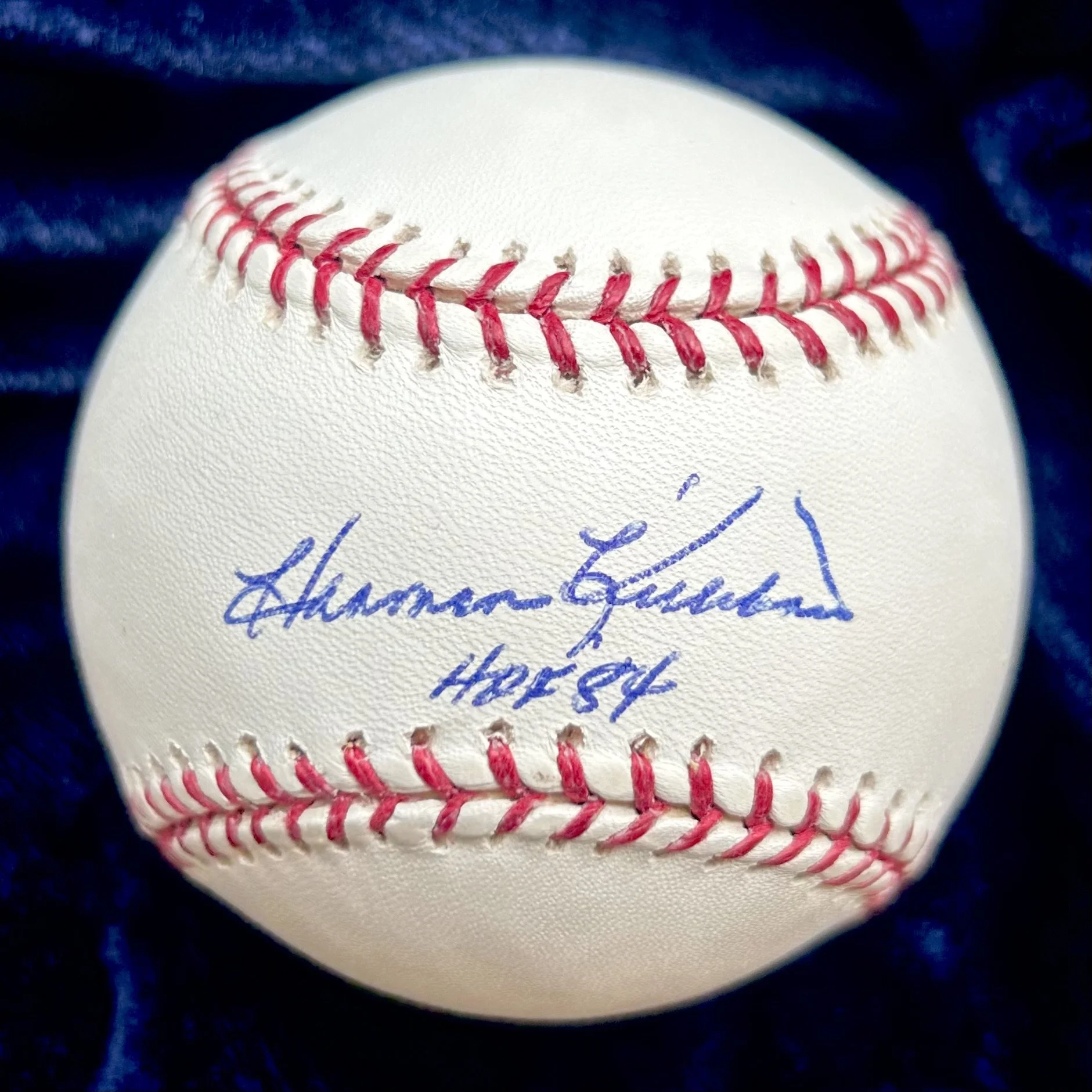 Harmon Killebrew "HOF 84" Signed Official American League Baseball. PSA