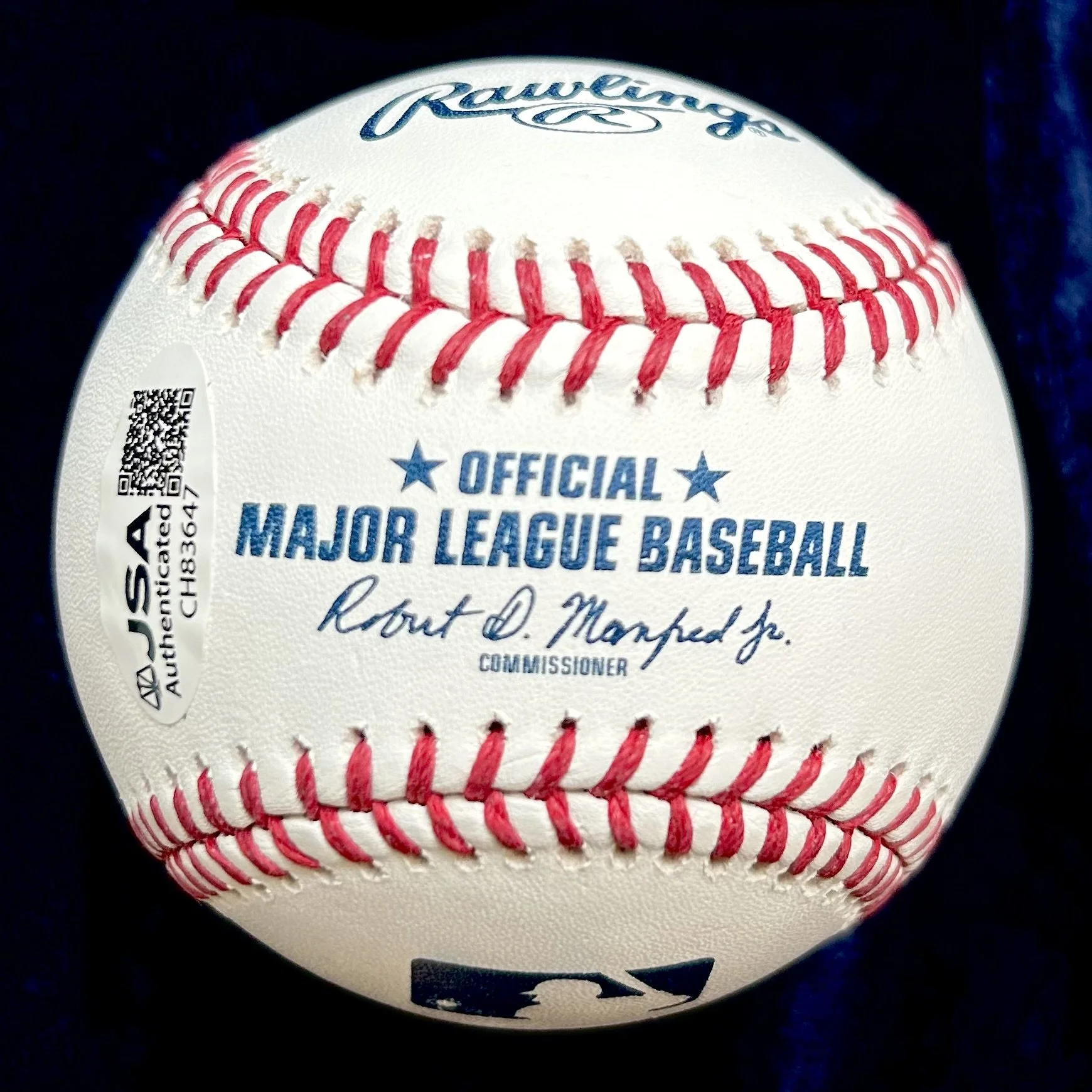 Goose Gossage "HOF 2008" Signed Official Major League Stat Baseball. JSA