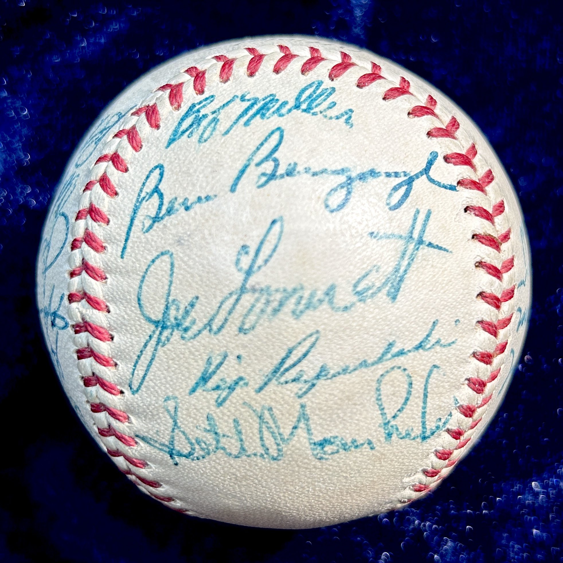 1957 Philadelphia Phillies Team Signed (23) Official National League Baseball. Robin Roberts, Harvey Haddix. PSA