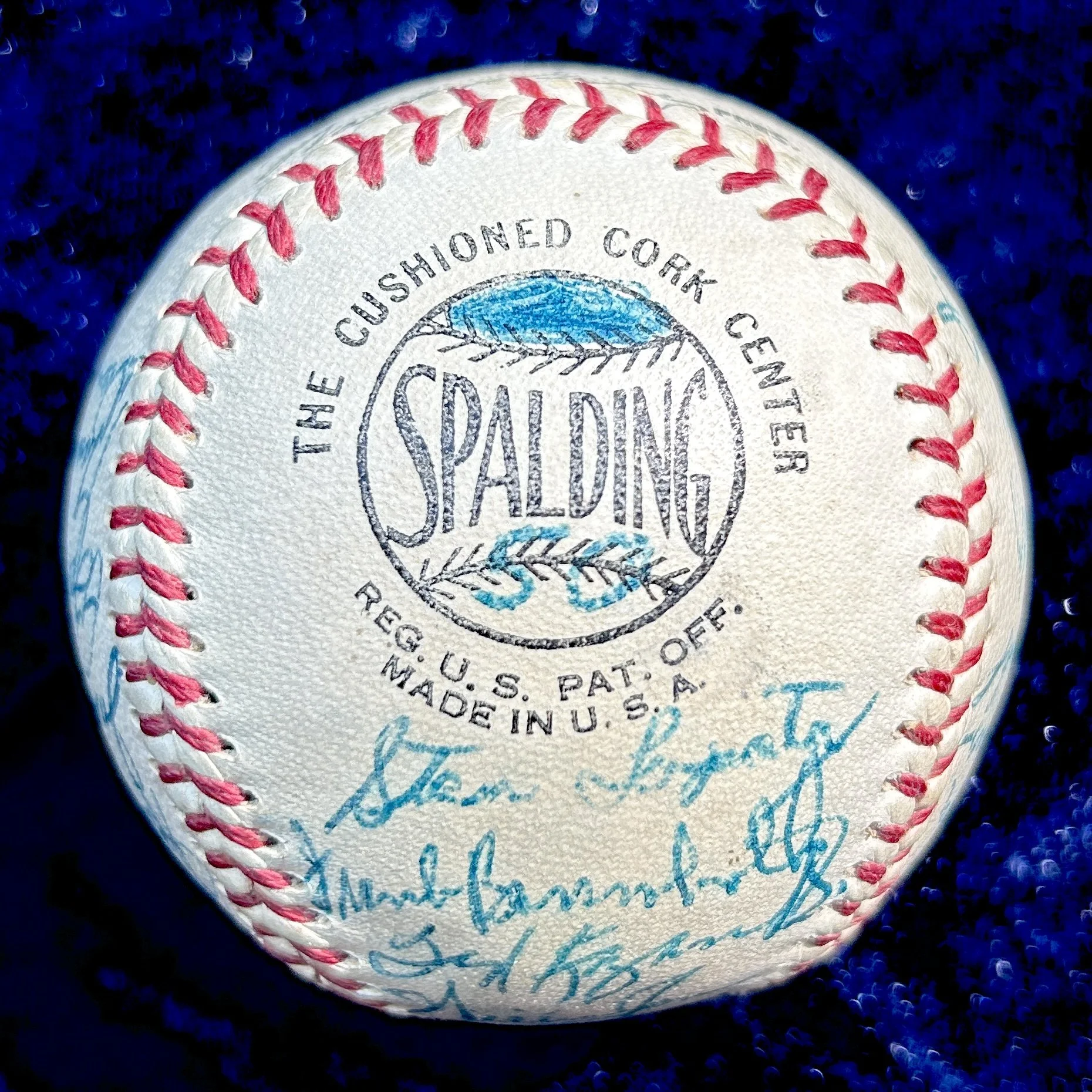 1957 Philadelphia Phillies Team Signed (23) Official National League Baseball. Robin Roberts, Harvey Haddix. PSA