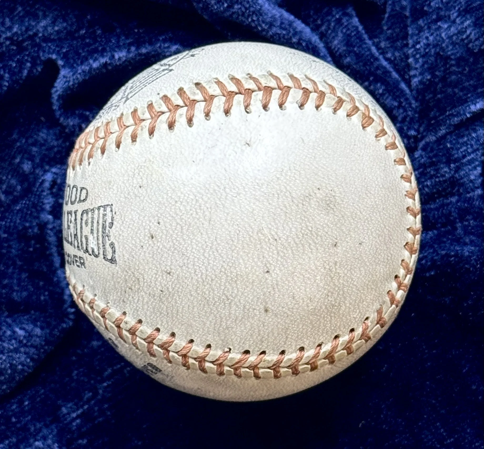 Babe Ruth Single Signed Baseball. Circa 1947. Excellent Provenance. PSA
