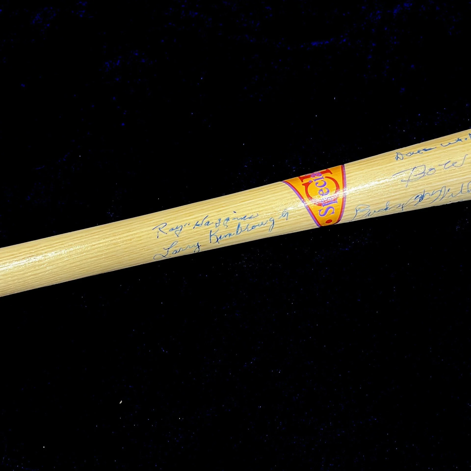 Negro League Legends Multi-Signed 75th Anniversary Cooperstown Baseball Bat.