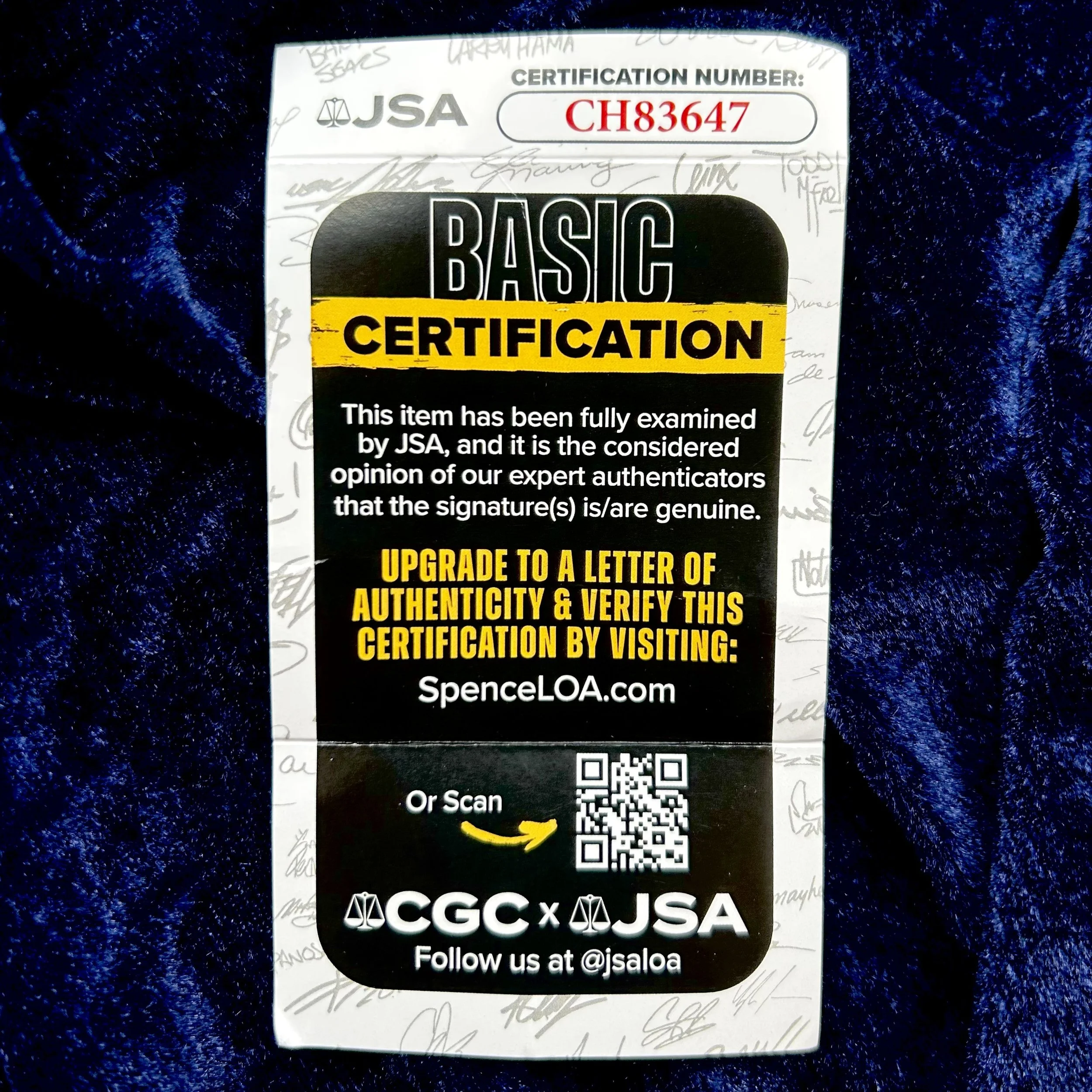 Goose Gossage "HOF 2008" Signed Official Major League Stat Baseball. JSA