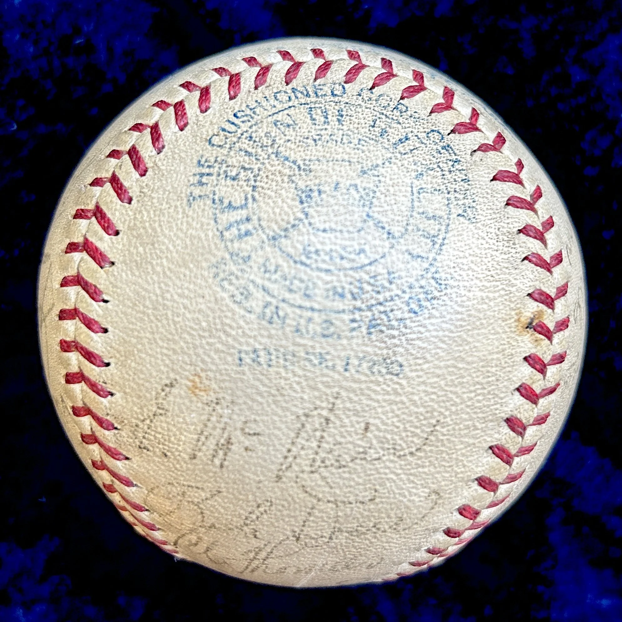 1937 Boston Red Sox Team Signed (22) Official American League Baseball. Jimmie Foxx, Lefty Grove, Herb Pennock, Joe Cronin, Bobby Doerr. PSA