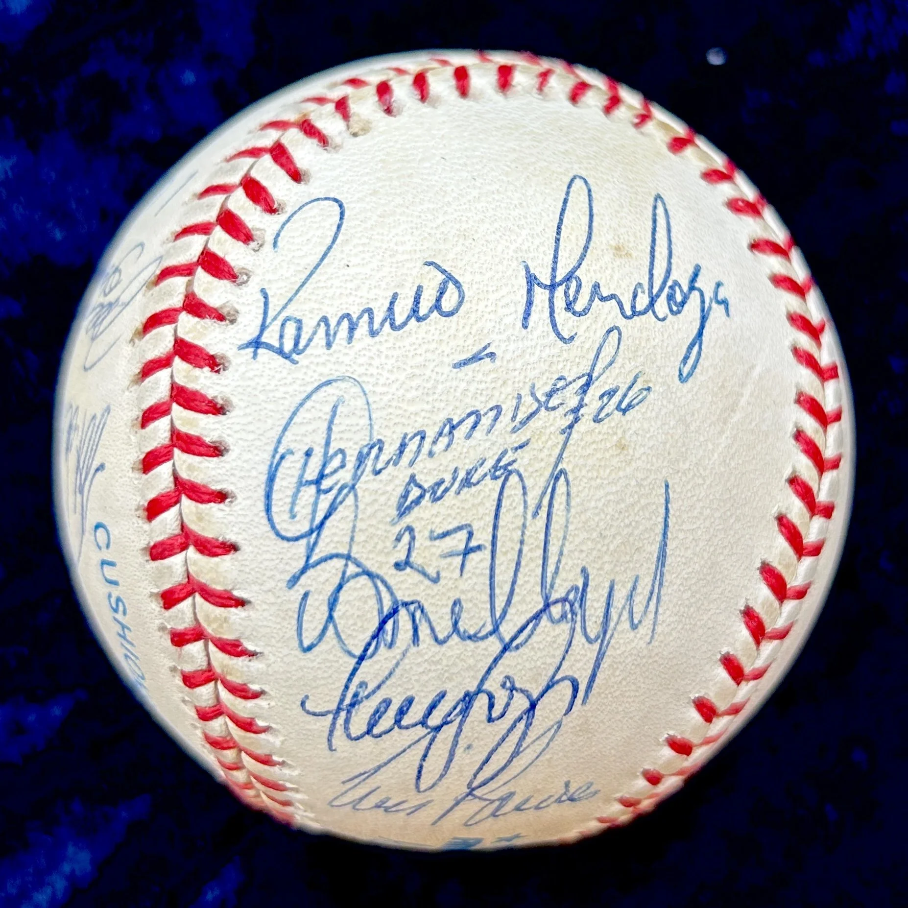 1998 New York Yankees Team Signed (21) Official American League Baseball. Derek Jeter, Mariano Rivera. Beckett, Steiner