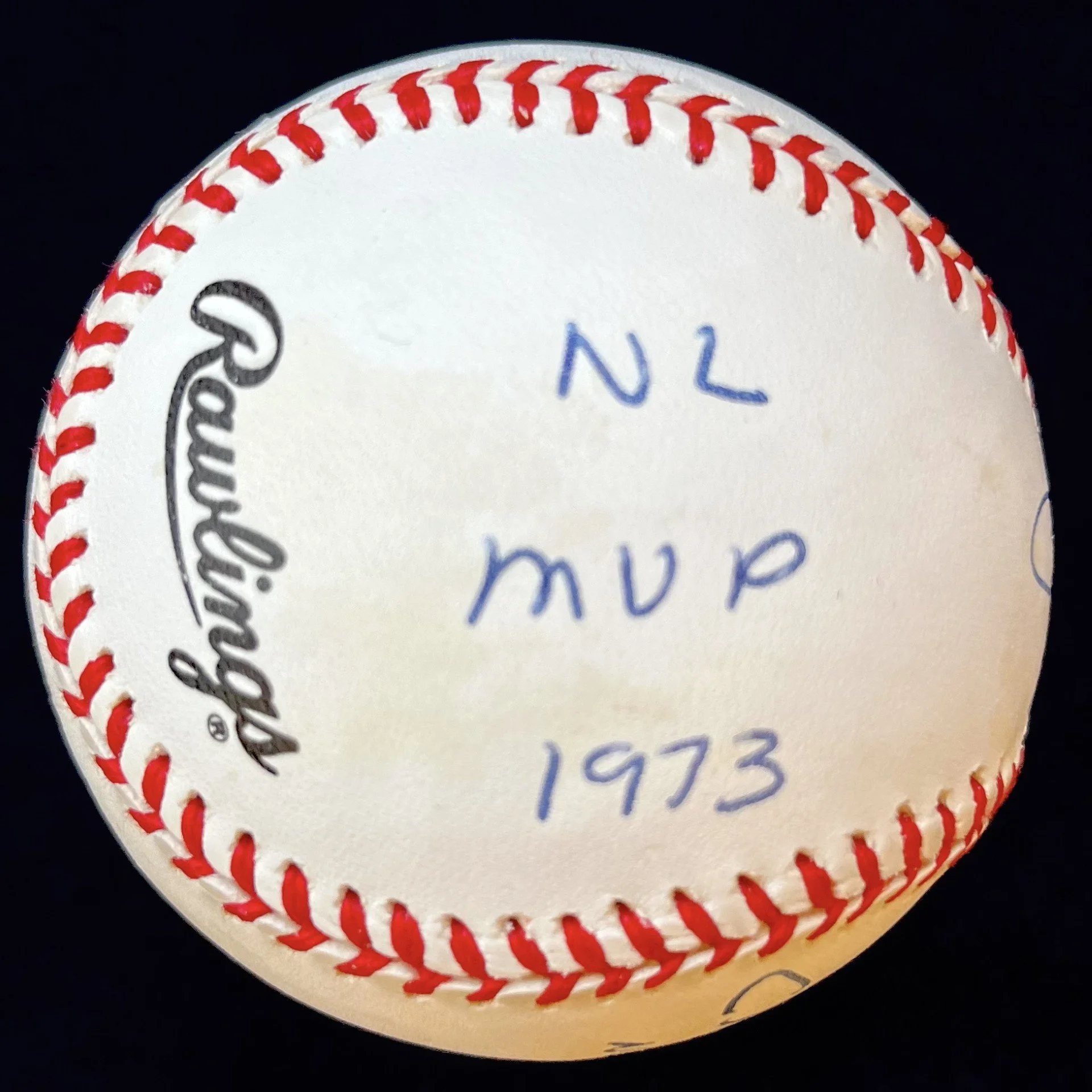 Pete Rose Signed 7 Stat Inscription Official Major League Baseball. JSA