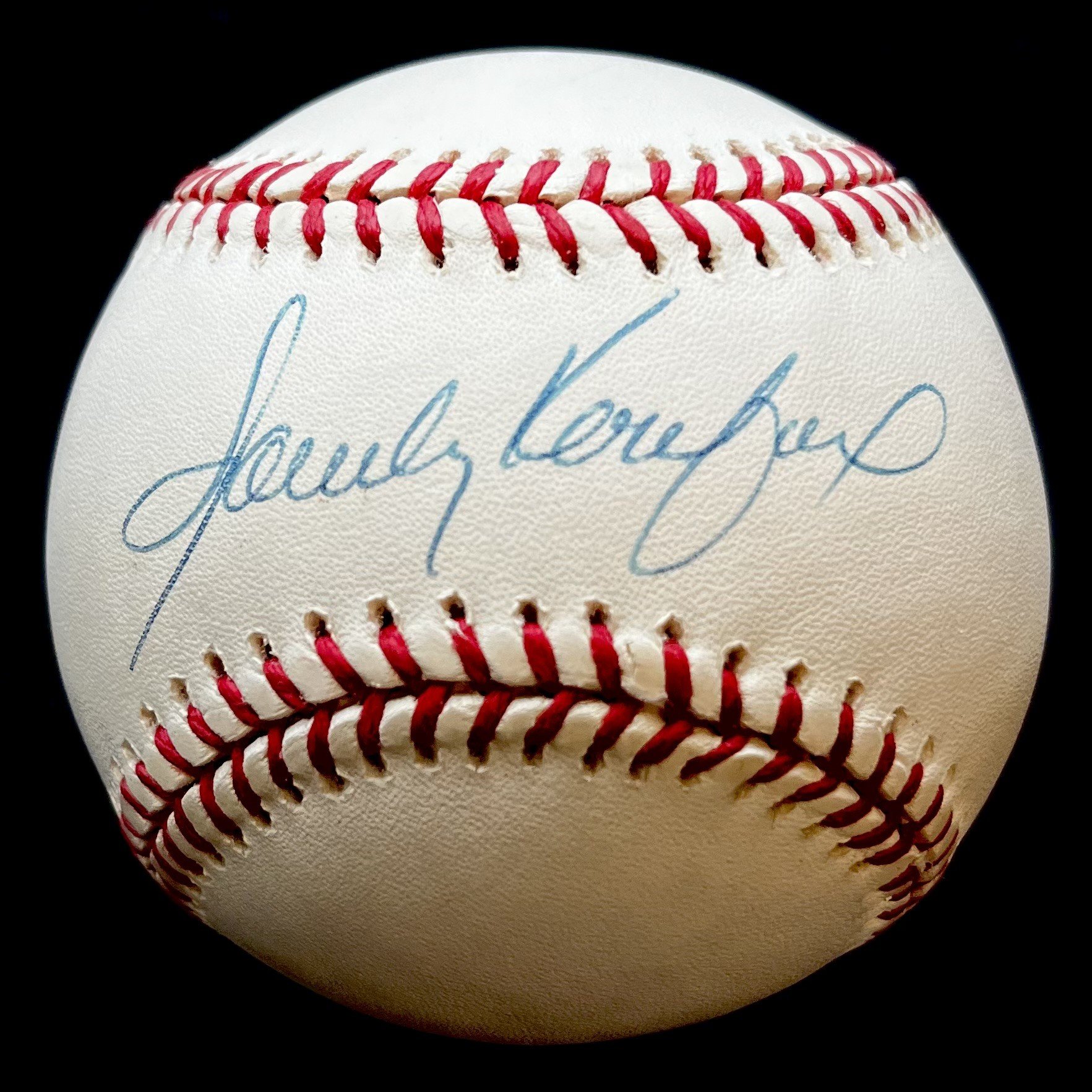 Sandy Koufax Signed Official National League Baseball. PSA