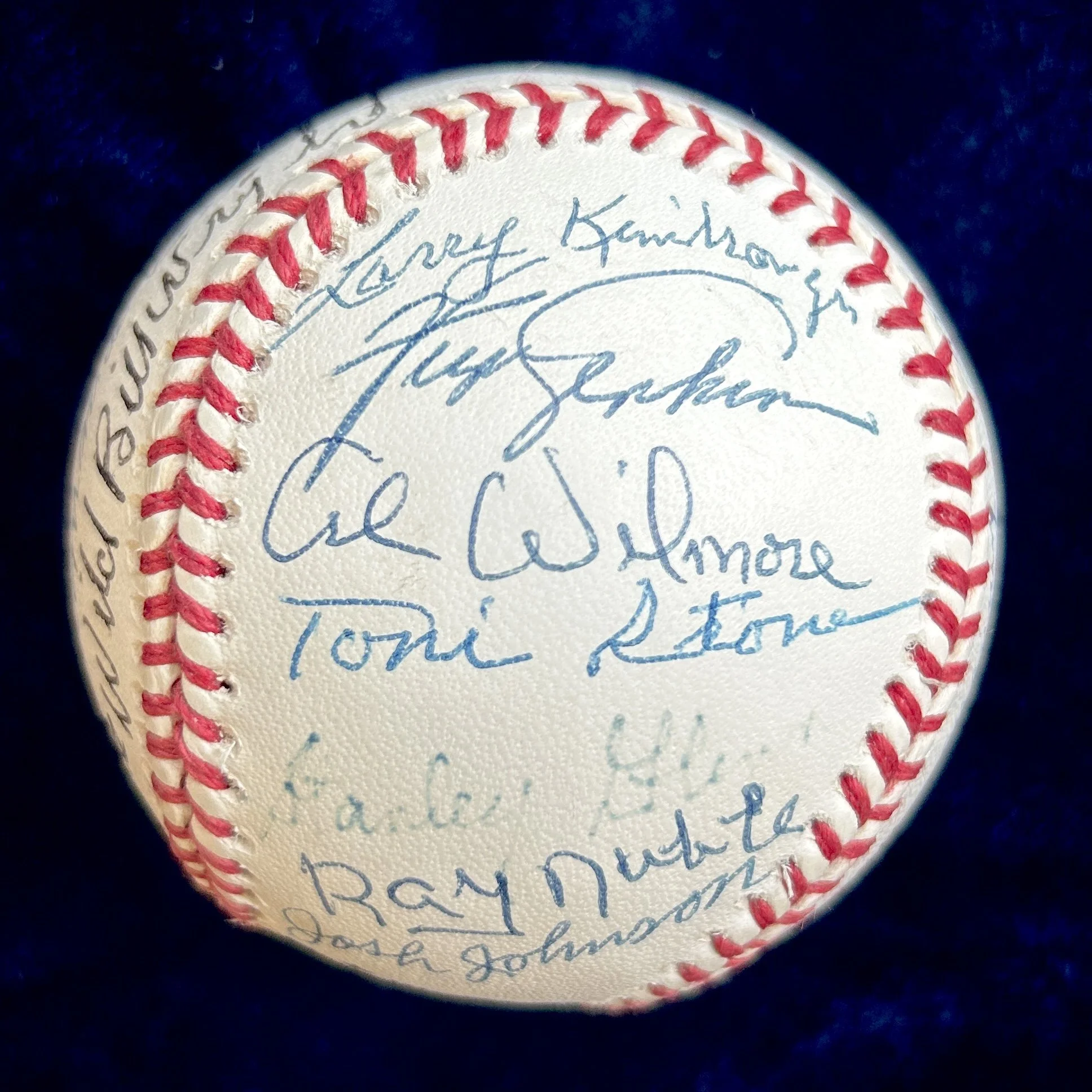Negro League Stars Multi-Signed (22) Official National League Baseball. Leonard, Irvin, Jenkins. PSA