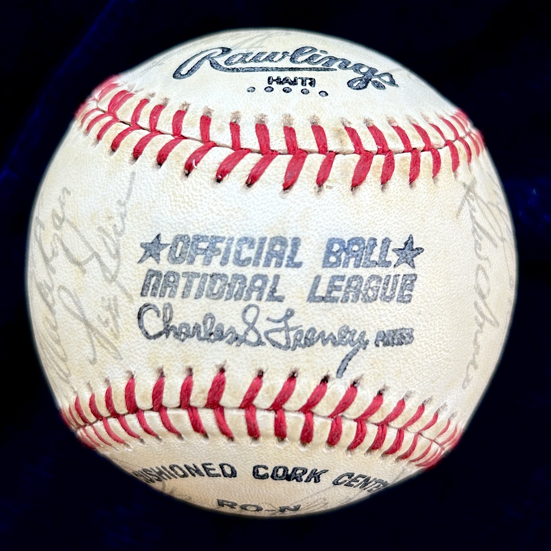 1980 World Series Champion Philadelphia Phillies Team Signed (26) Official National League Baseball. Mike Schmidt, Steve Carlton. JSA