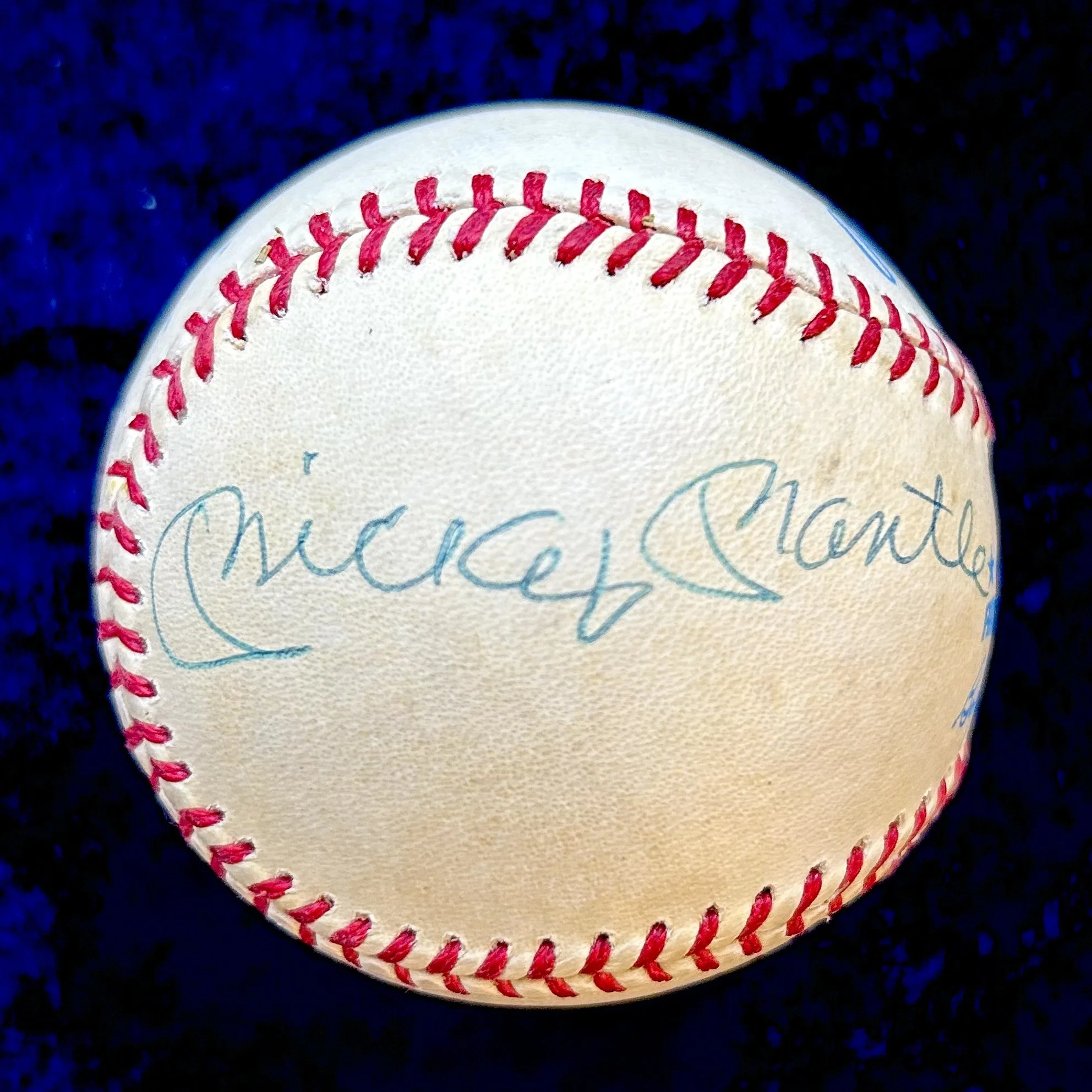 Mickey Mantle and Whitey Ford Signed Official American League Baseball. PSA