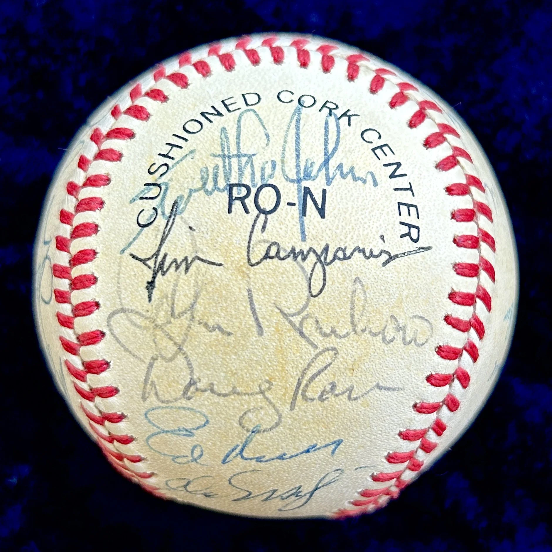 Dodgers Greats Multi-Signed (24) Official National League Baseball. Sandy Koufax, Leo Durocher. PSA