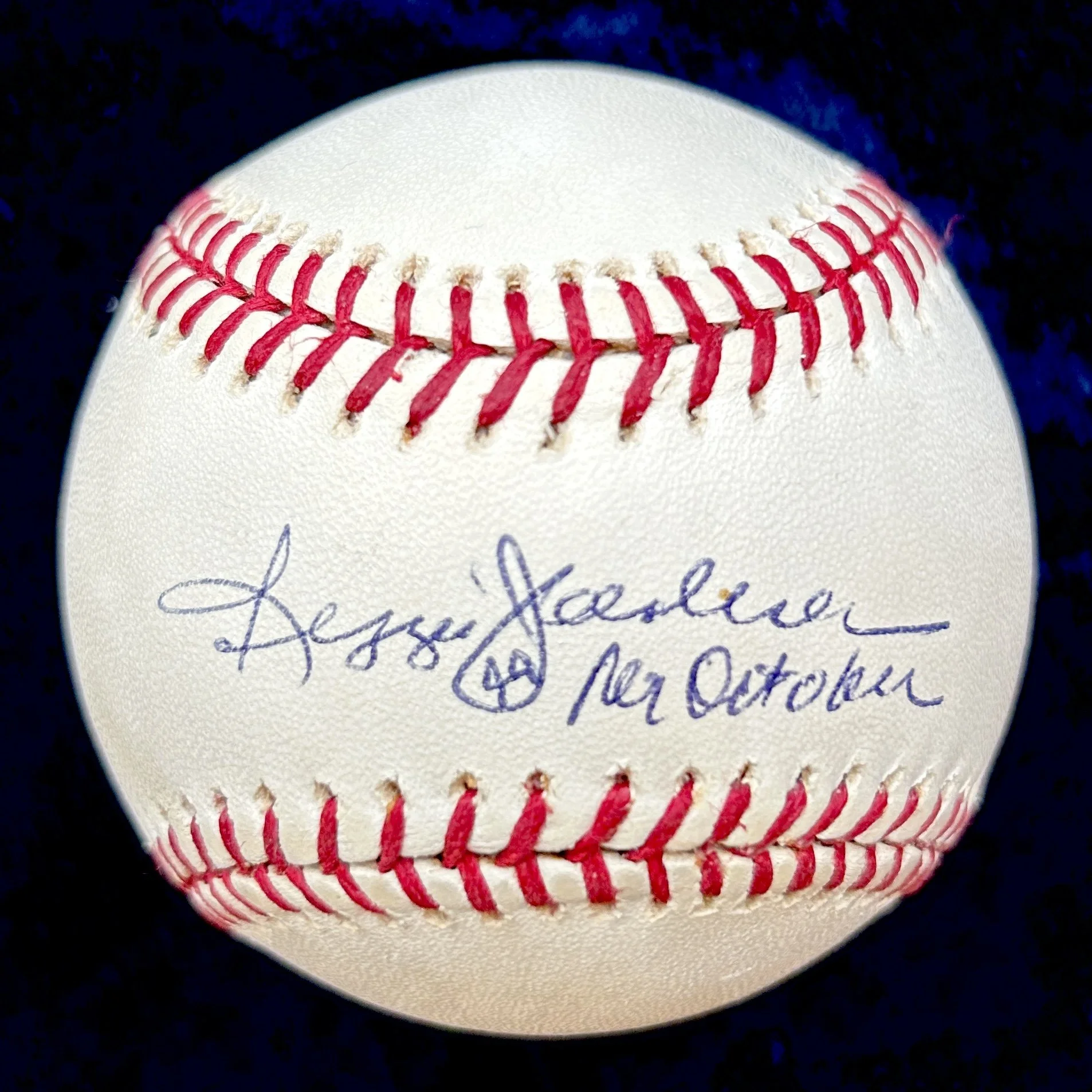 Reggie Jackson "Mr October" Signed Official Major League Baseball. PSA