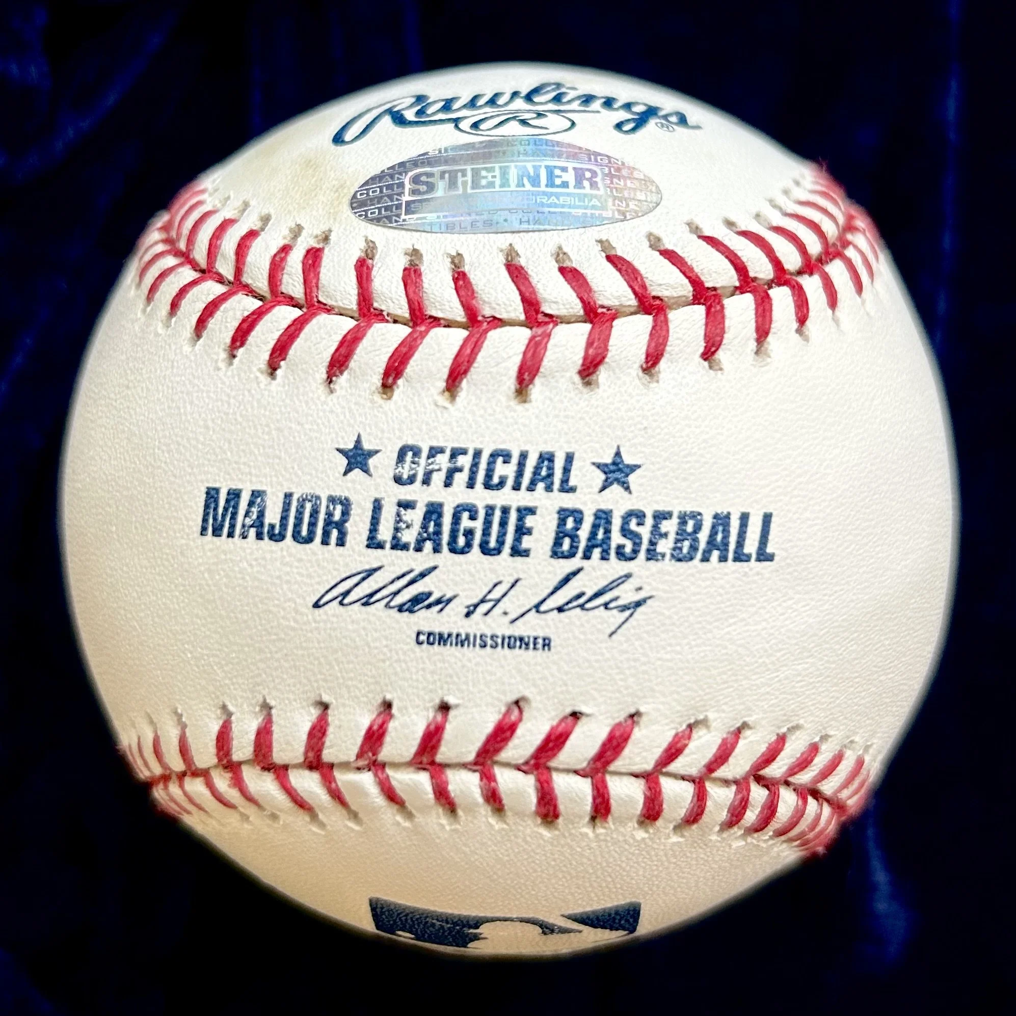 Derek Jeter Signed Official Major League Baseball. Authenticated by Steiner and MLB.