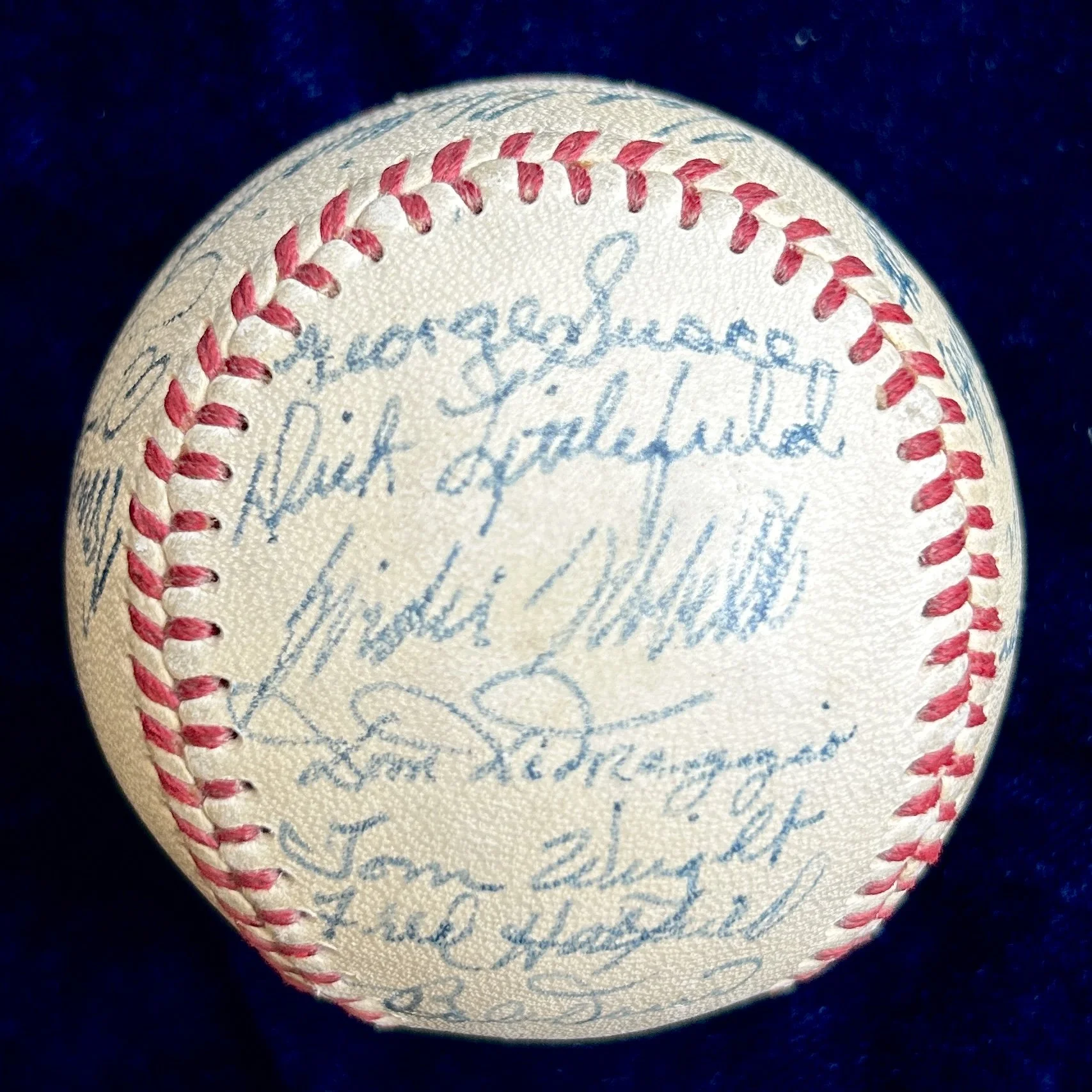 1950 Boston Red Sox Team Signed (23) Official American League Baseball. Ted Williams, Bobby Doerr. PSA