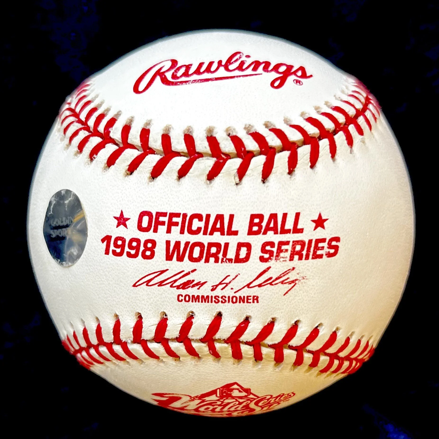 Derek Jeter Signed Official Major League 1998 World Series Baseball. "177/980". JSA