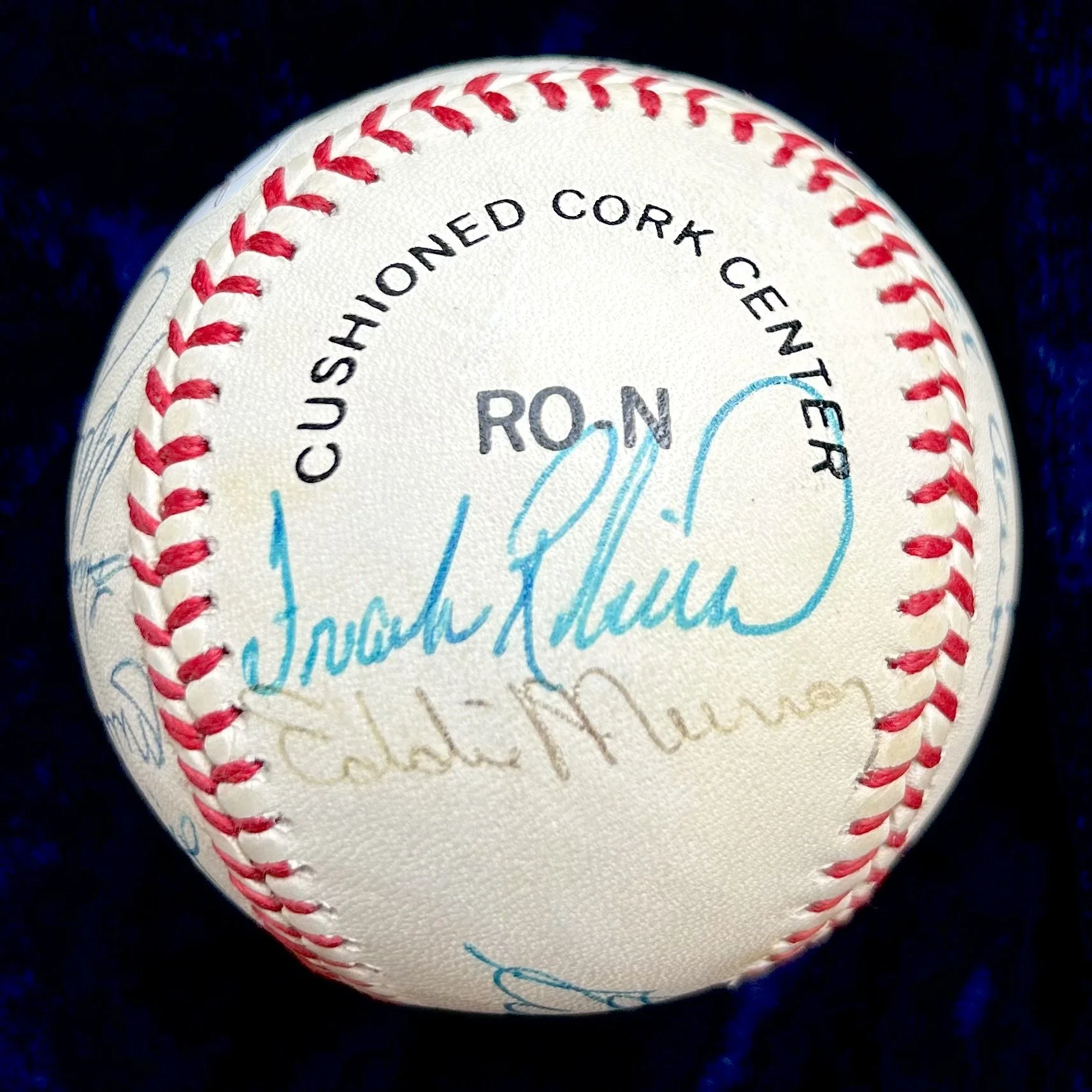 500 Home Run Club Multi-Signed (12) Official National League Baseball. Mickey Mantle, Willie Mays, Willie McCovey, Ernie Banks, Harmon Killebrew, Frank Robinson, Ted Williams, Reggie Jackson.JSA