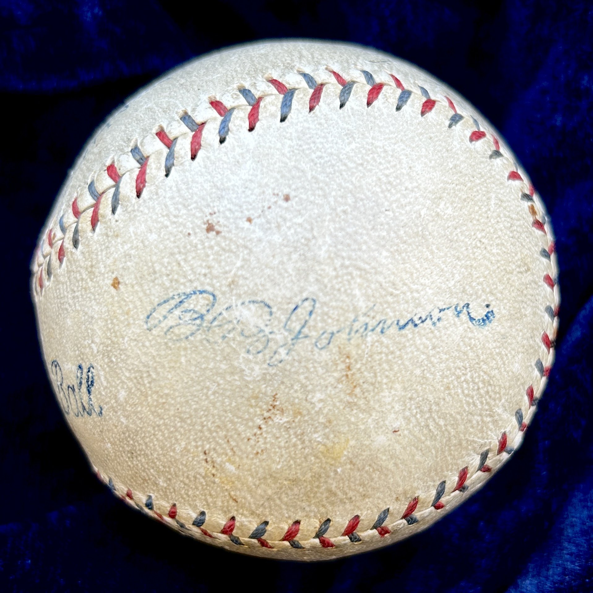 Ty Cobb and Eddie Collins Dual-Signed Official American League Baseball. JSA
