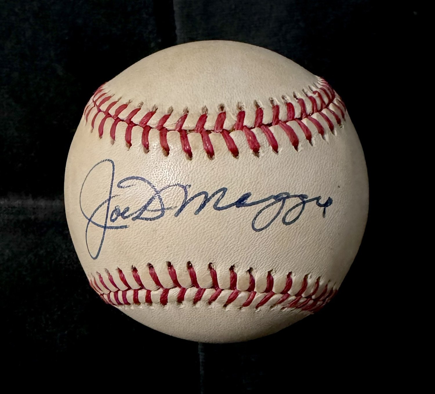 Joe DiMaggio Signed Official American League Baseball. JSA — The