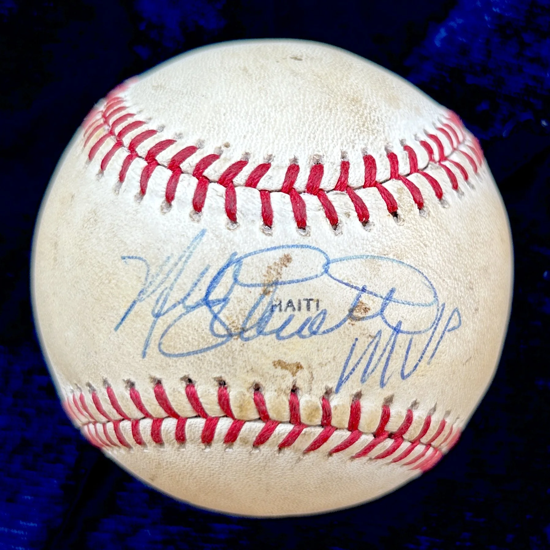 Mike Schmidt "MVP" Game-Used 1980 World Series Signed Official Baseball. PSA, MEARS