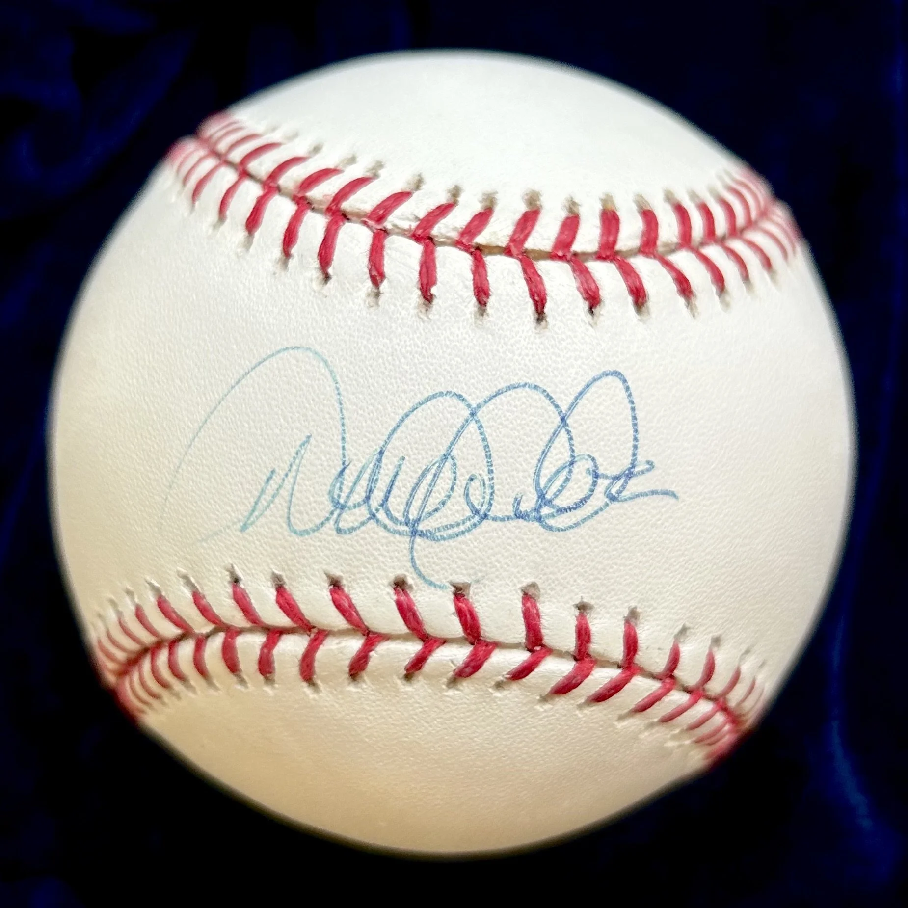 Derek Jeter Signed Official Major League Baseball. Authenticated by Steiner and MLB.