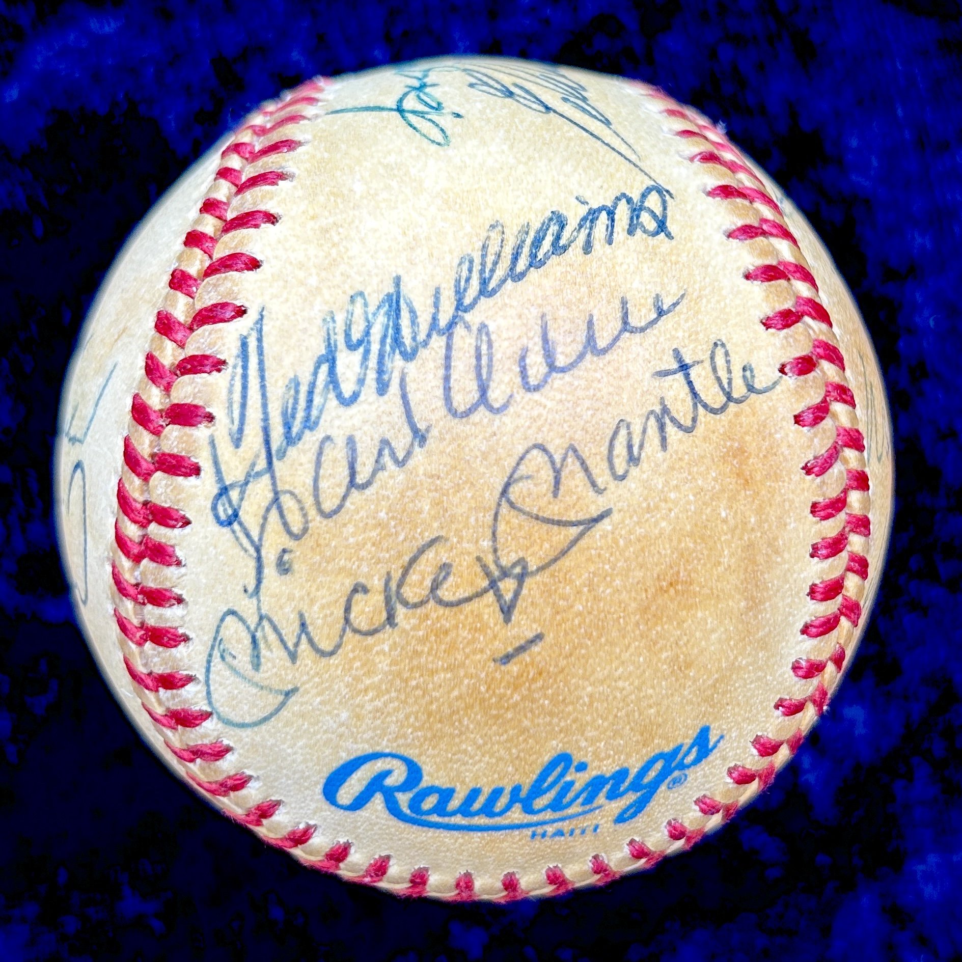 500 Home Run Club Multi-Signed (11) Official American League Baseball. Mantle, Jackson, Mathews, Robinson, Mays, McCovey, Schmidt, Banks, Williams, Aaron. PSA