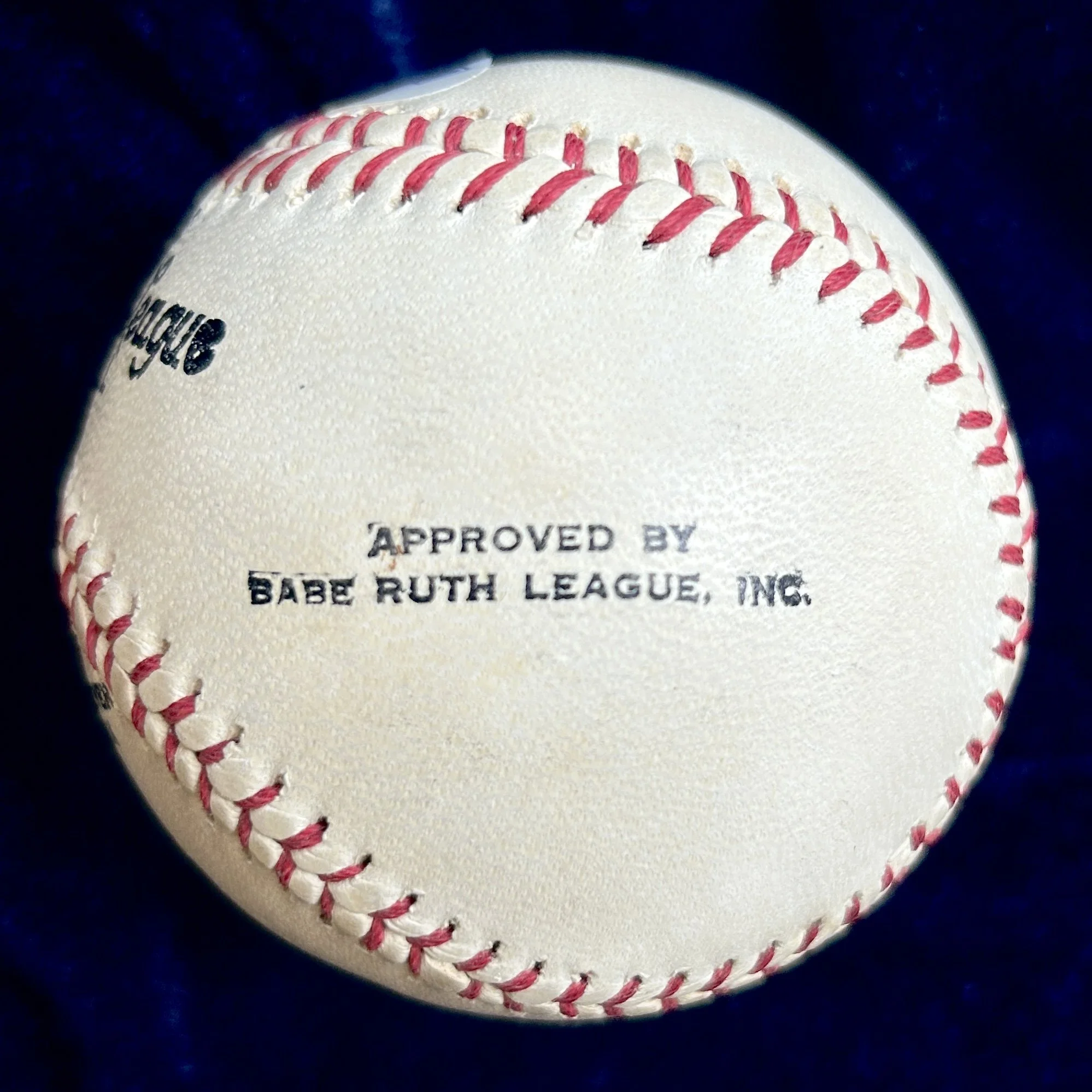 Mickey Mantle "Best Wishes" Signed Vintage Babe Ruth League Baseball. PSA