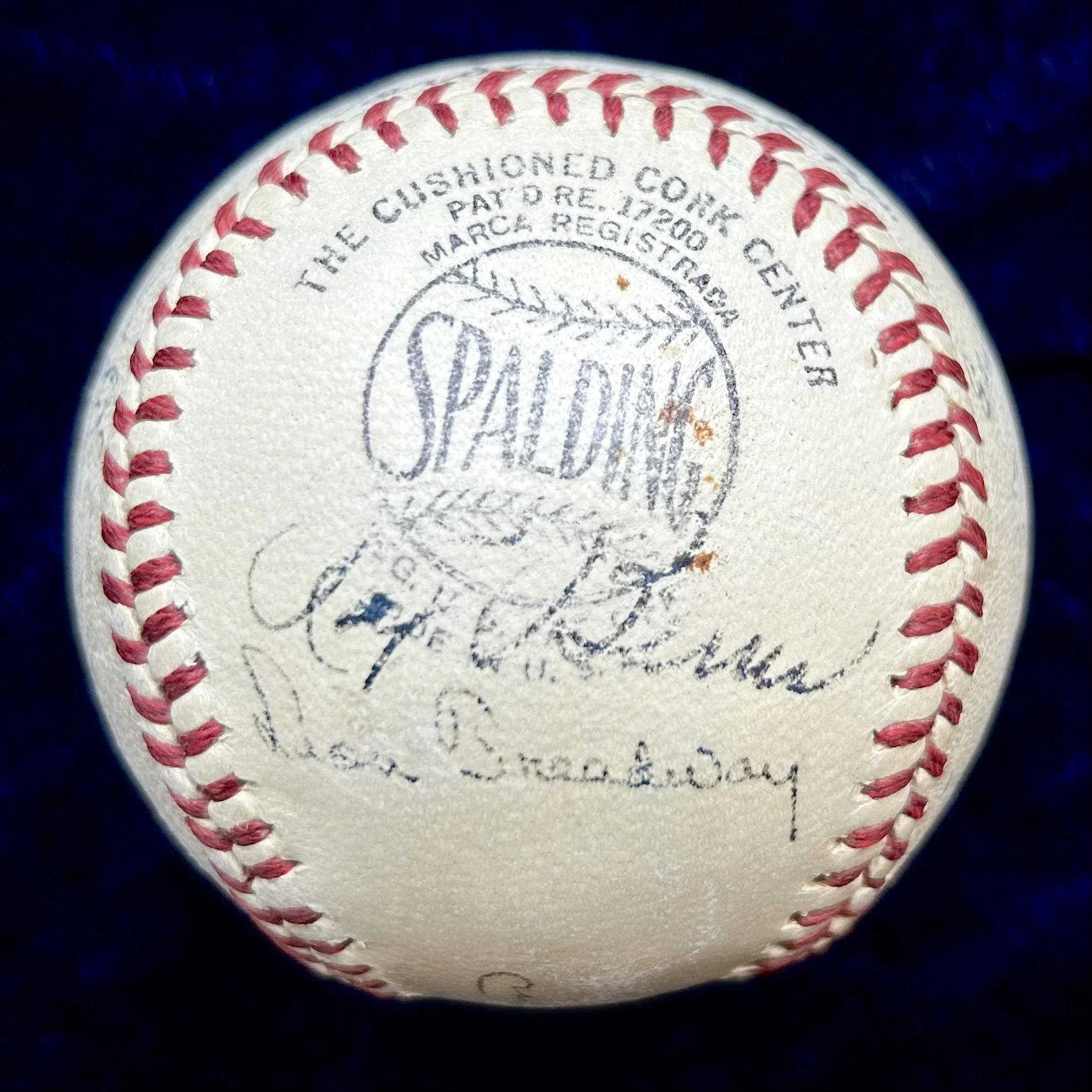 1945 New York Giants Team Signed (23) Official National League Baseball. Mell Ott, Ernie Lombardi, Adolfo Luque. Beckett