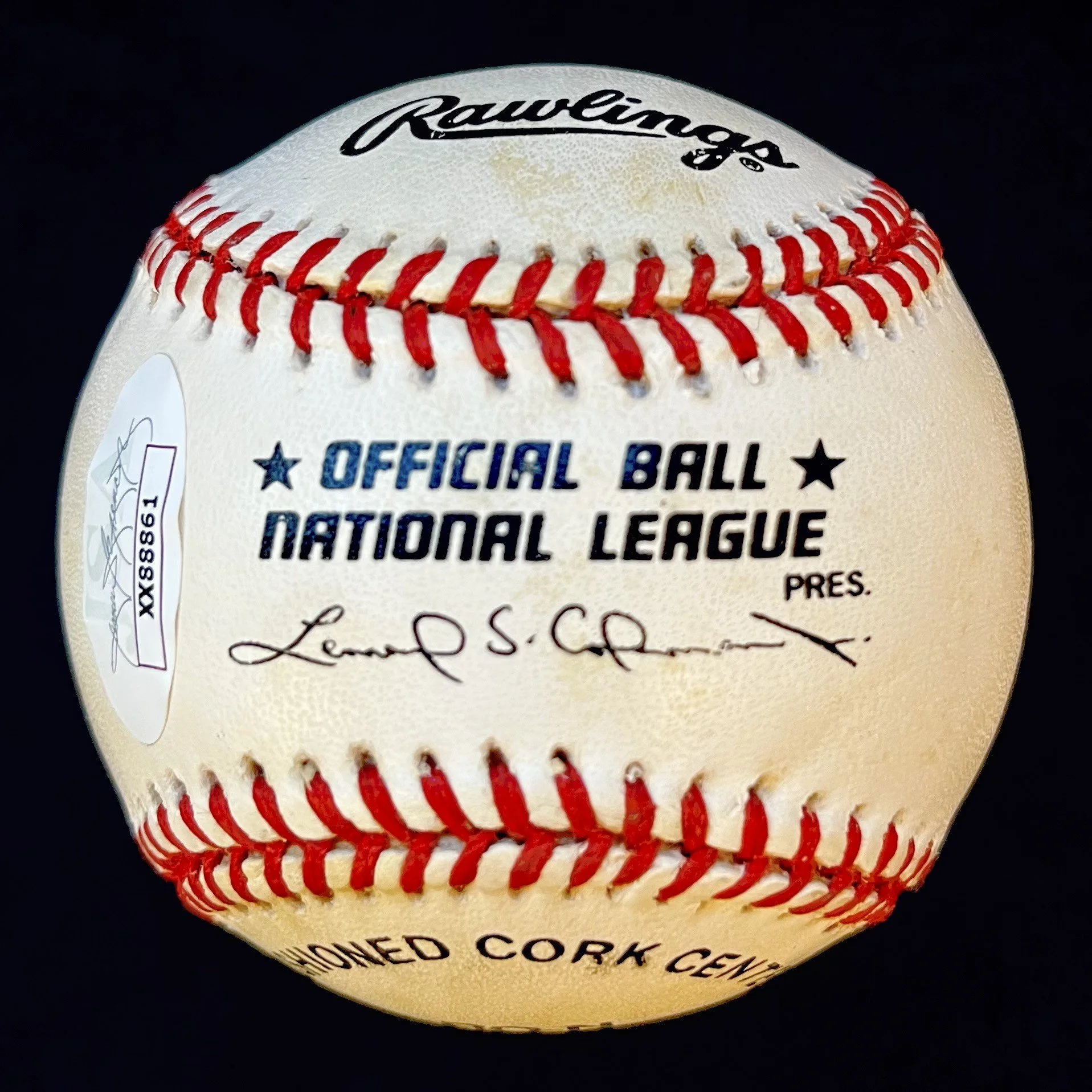 Willie Mays Signed Official National League Baseball. JSA LOA