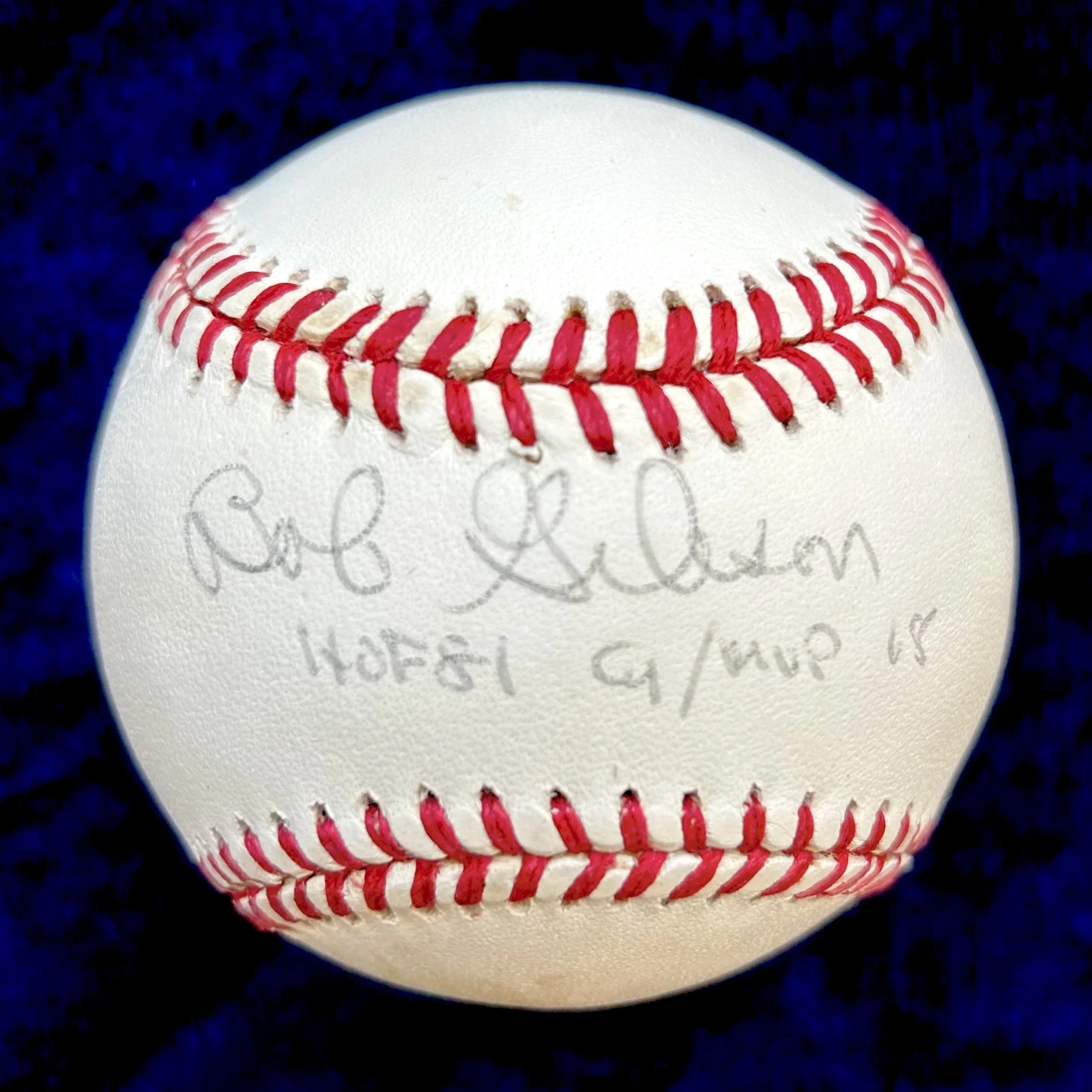 Bob Gibson "HOF '81 / MVP '68" Signed Official National League Baseball. PSA