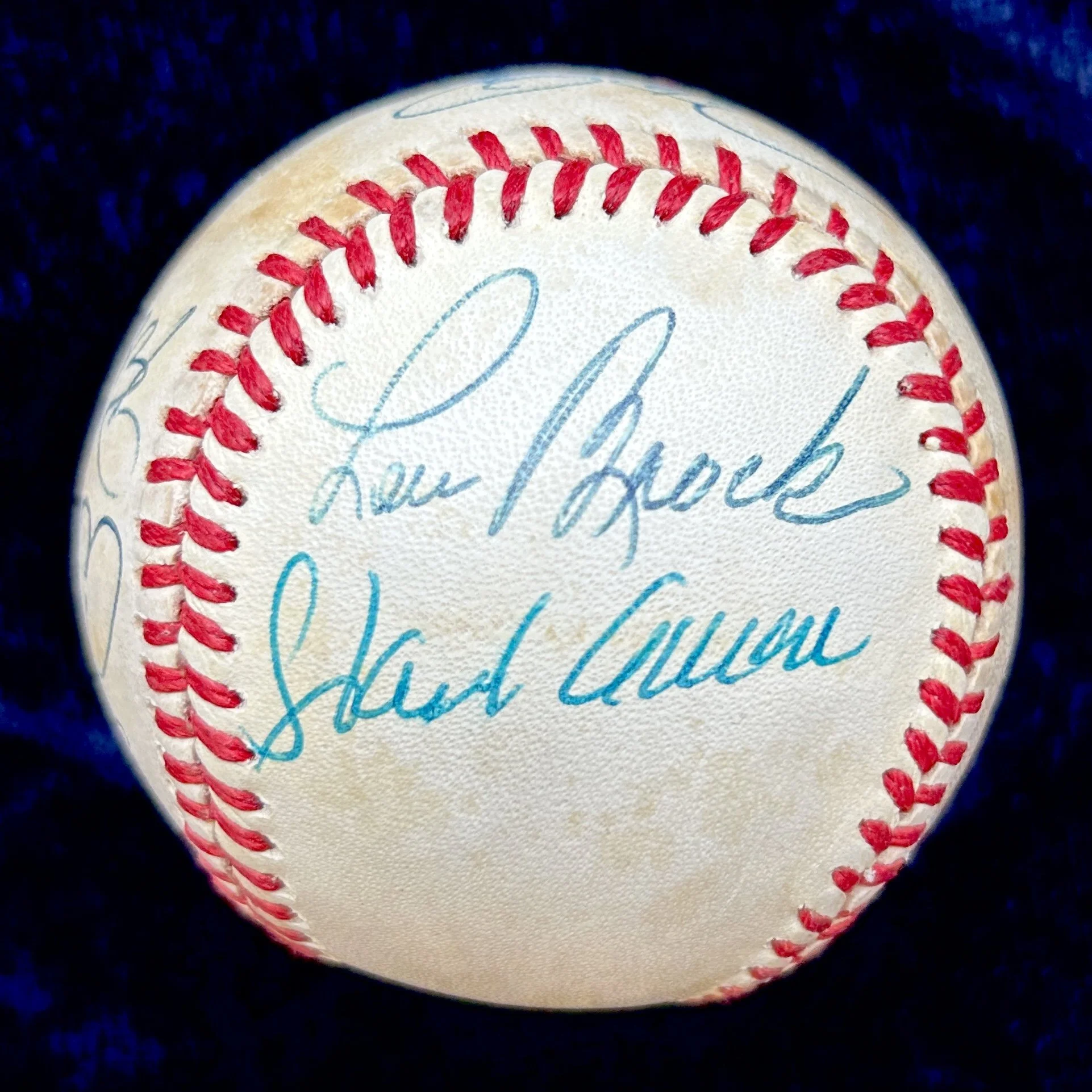 3000 Hit Club Signed (9) Official National League Baseball. Kaline, Brock, Aaron, Musial, Yastrzemski, Carew, Mays, Rose. PSA