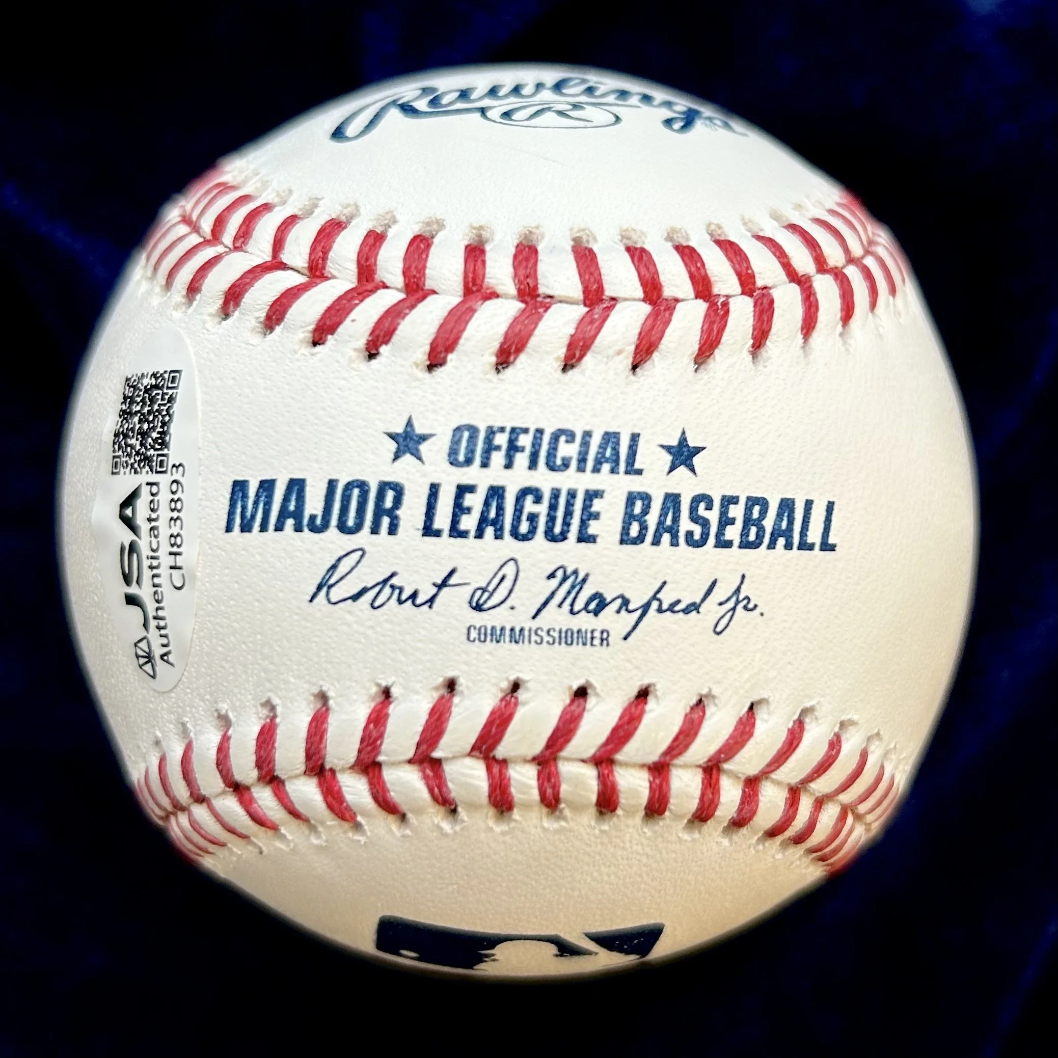 Bill Mazeroski "HOF 01" "The Glove" "1960 WS HR" "10-13-60" Signed Official Major League Stat Baseball. JSA