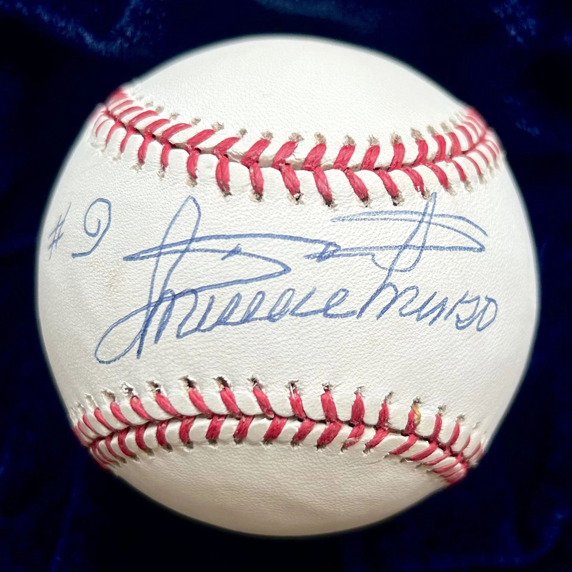 Minnie Minoso Signed Official National League Baseball. PSA
