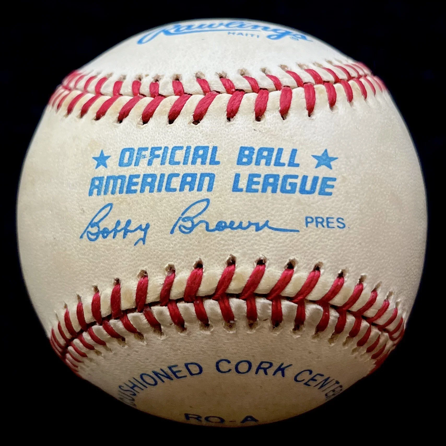 Mickey Mantle Signed Official American League Baseball. PSA