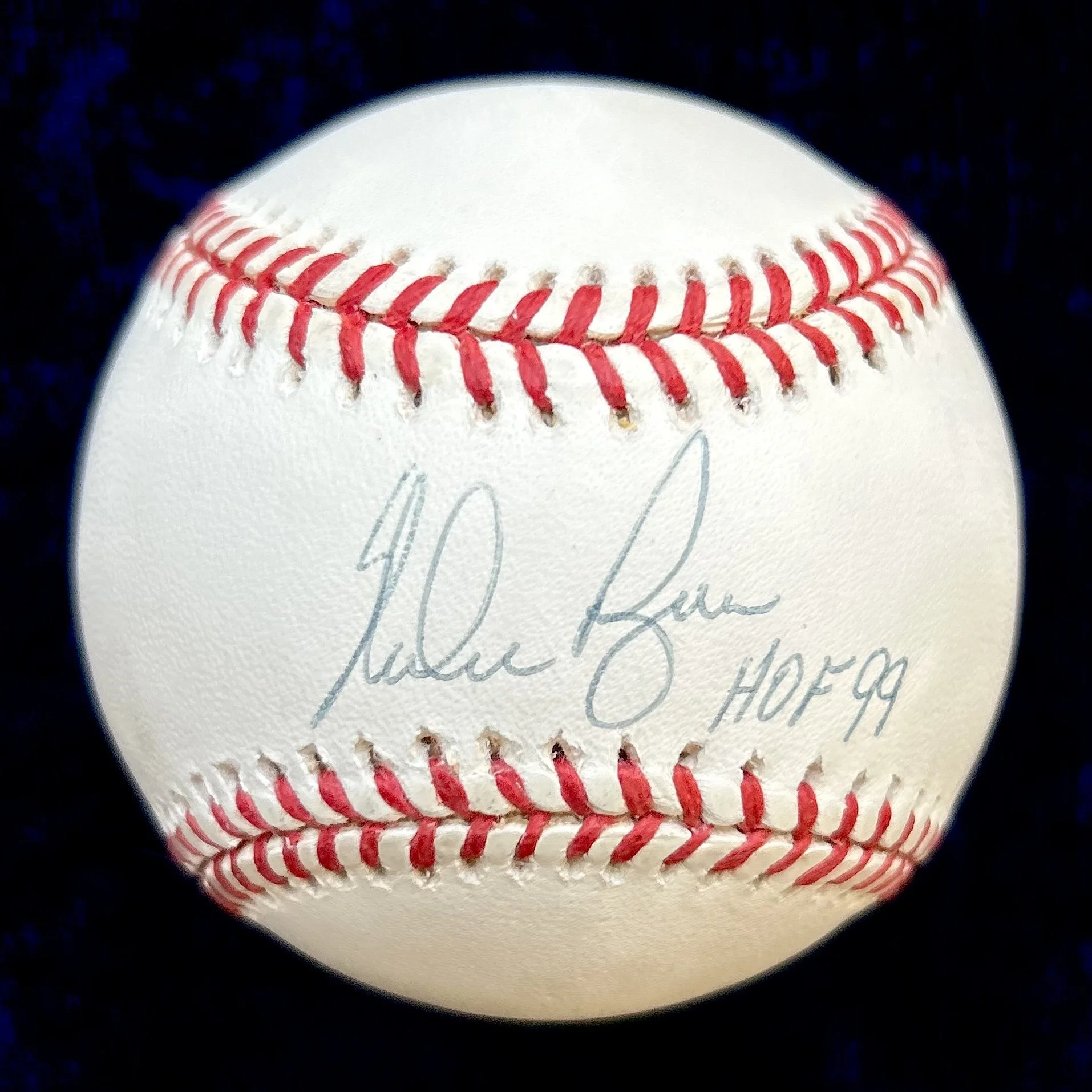 Nolan Ryan Signed "HOF 99" Official American League Baseball. PSA