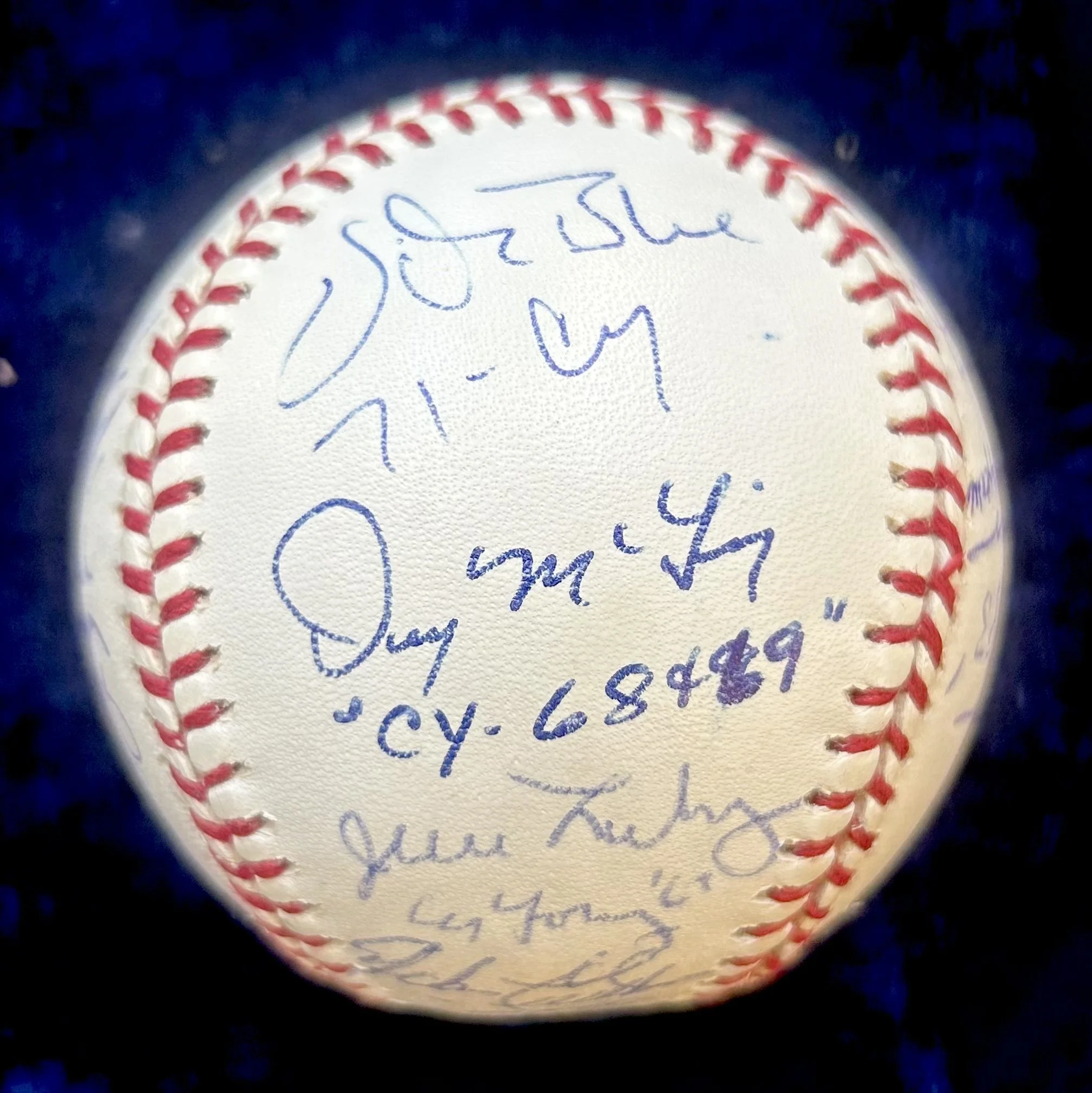 1967 -1984 American League Cy Young Award Winners Signed Baseball