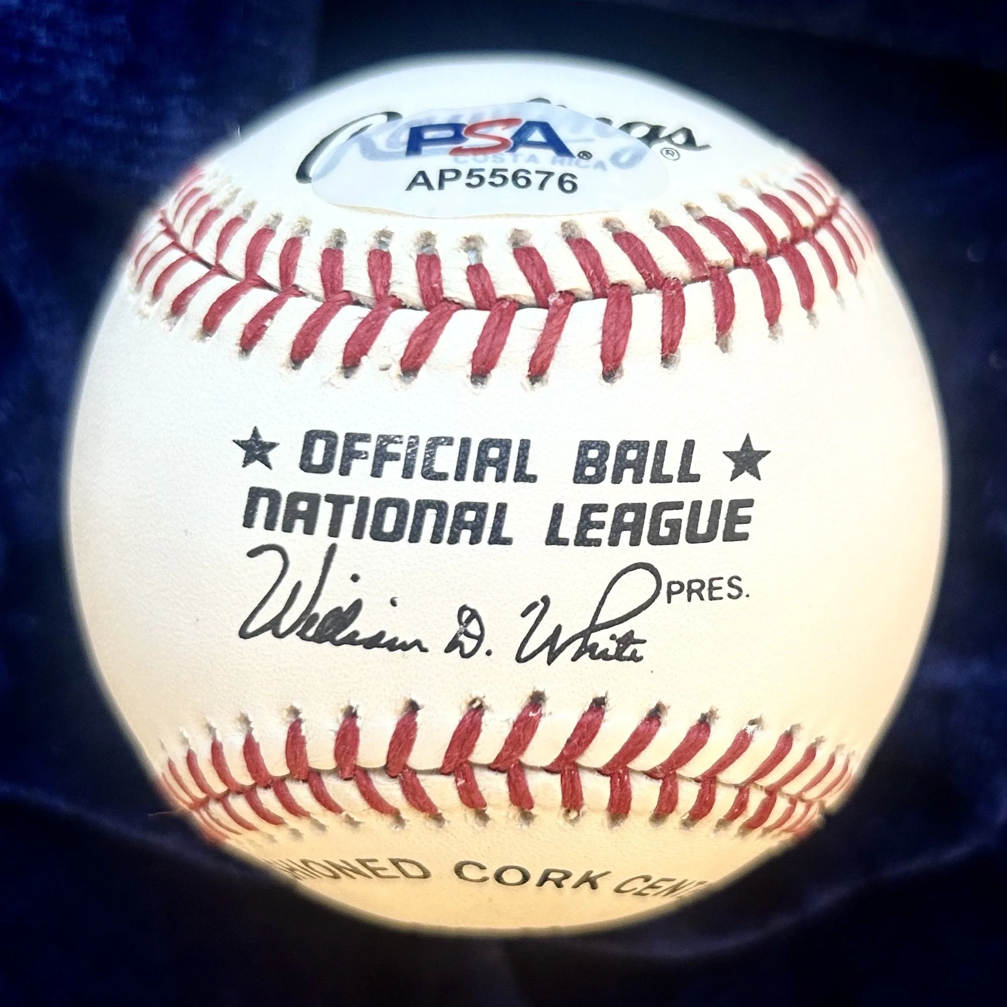 Sandy Koufax Signed Official National League Baseball. PSA