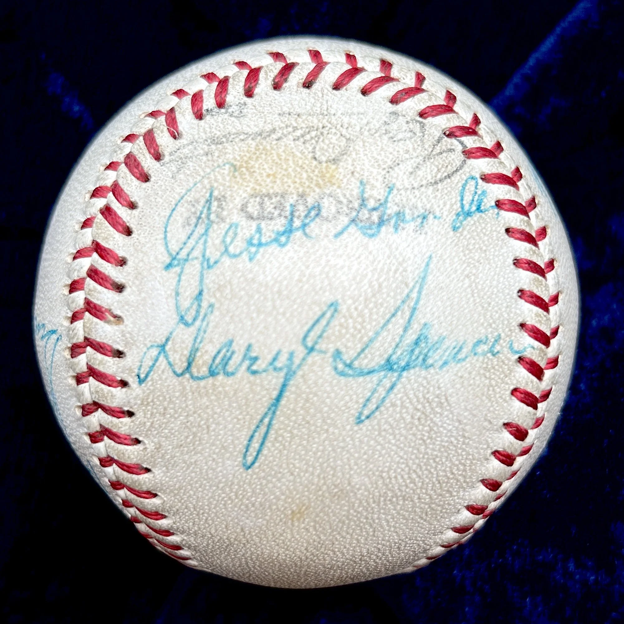 Baseball Greats Multi-Signed (11) National Baseball Congress Official NBC-O Baseball. Satchel Paige, Whitey Herzog. PSA