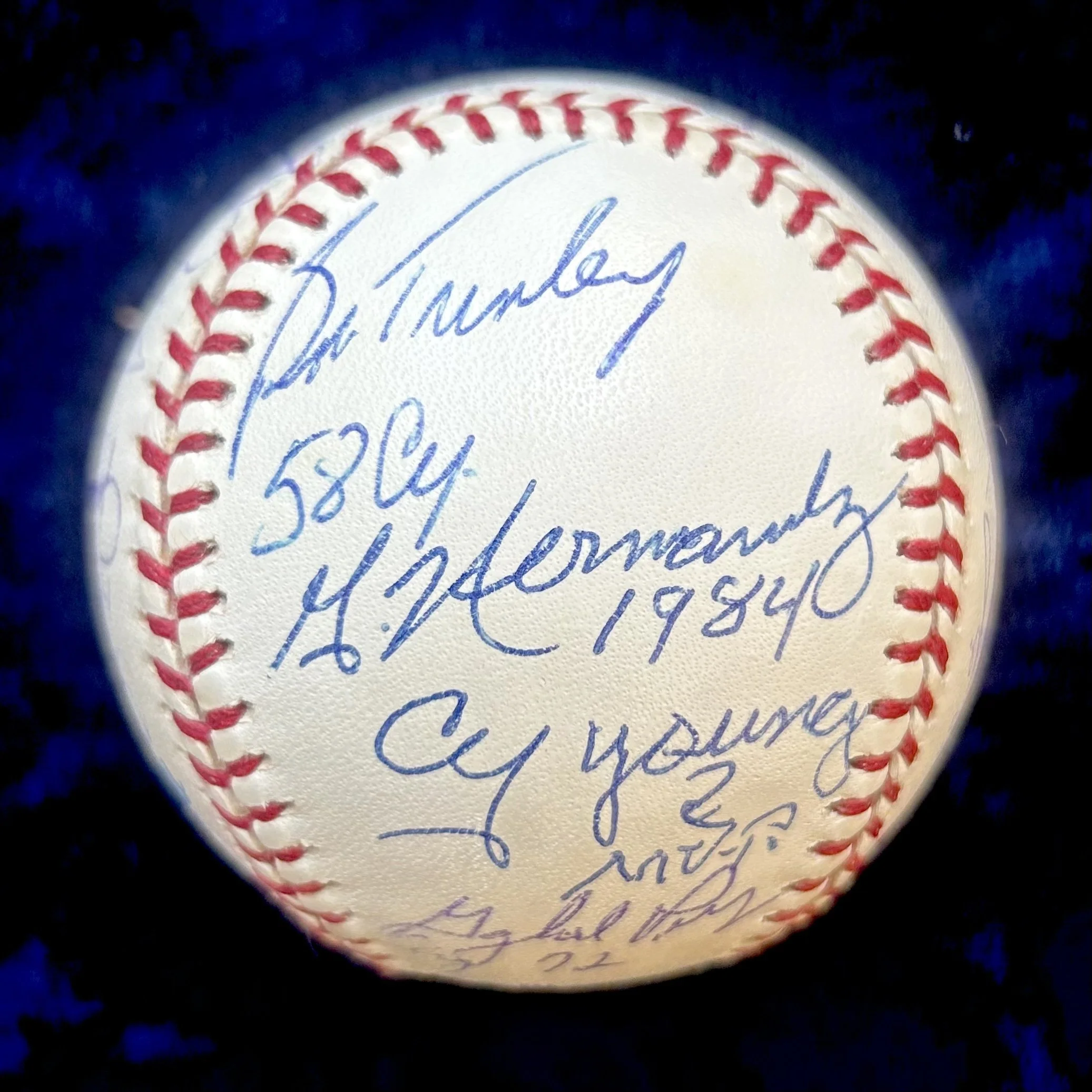 1967 -1984 American League Cy Young Award Winners Signed Baseball