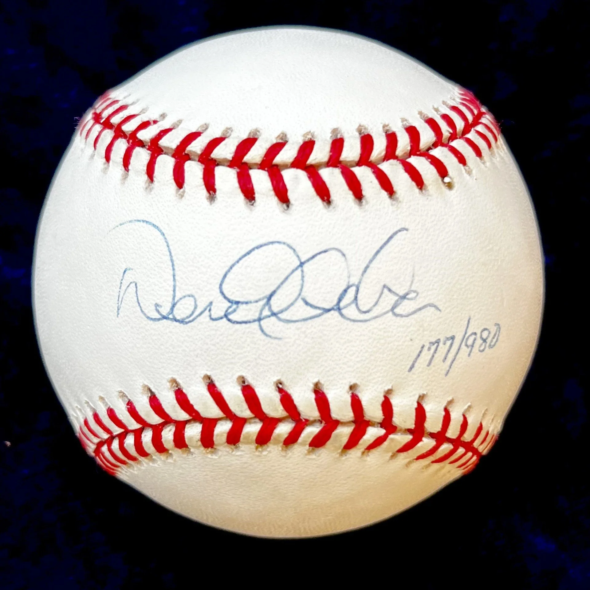 Derek Jeter Signed Official Major League 1998 World Series Baseball. "177/980". JSA